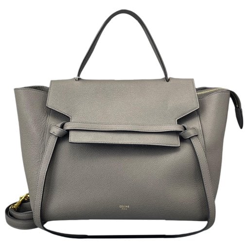 Belt leather handbag