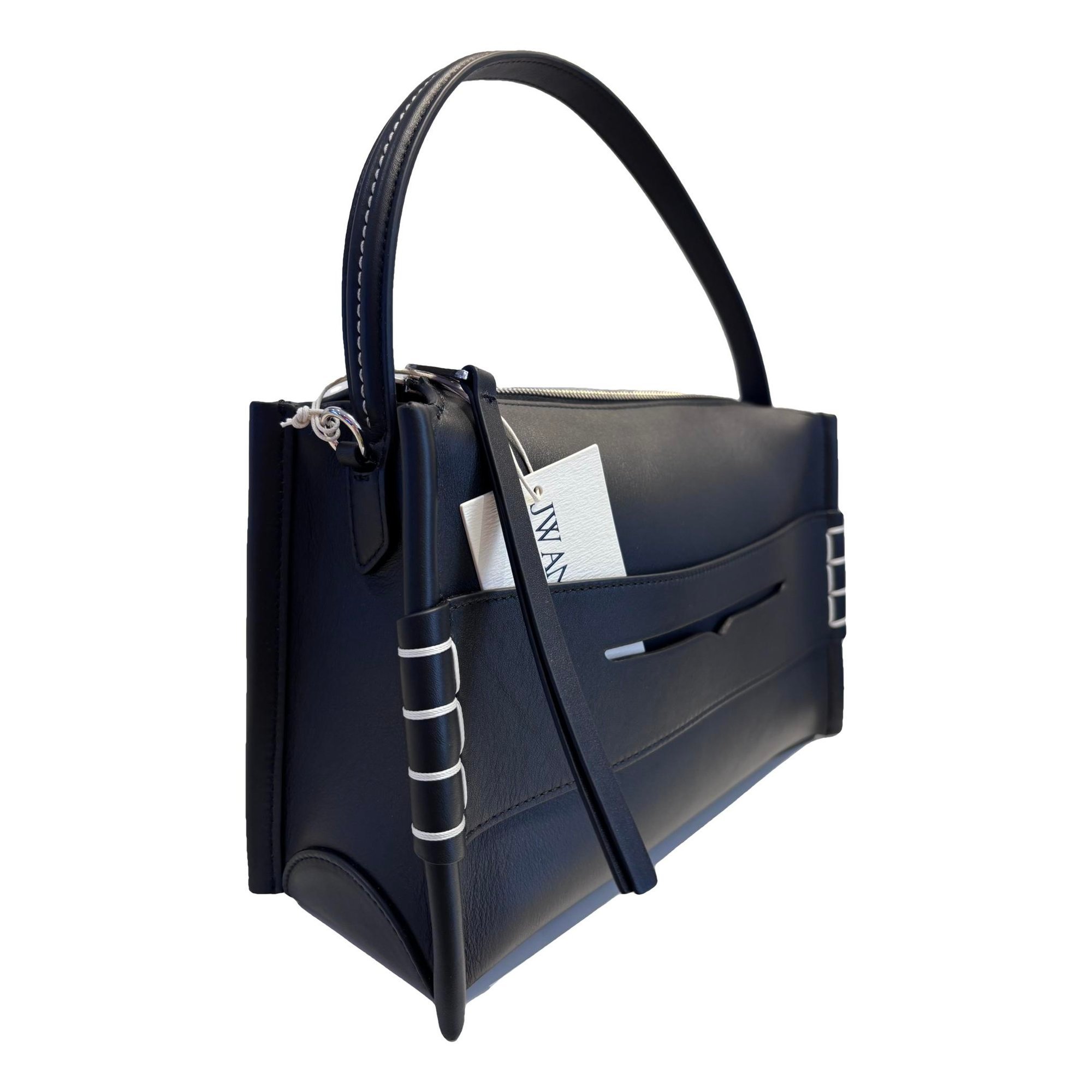 Loafer leather handbag