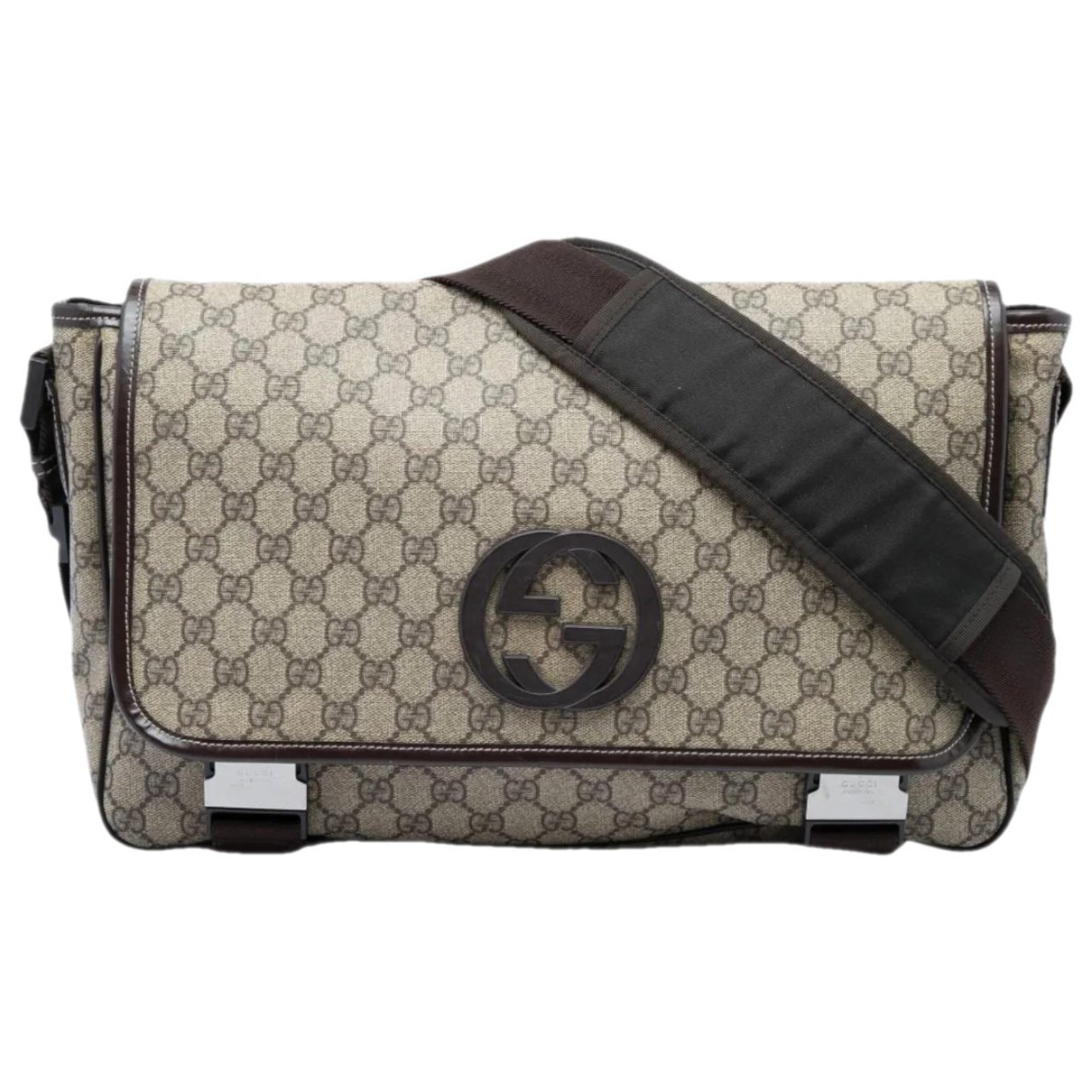 Interlocking cloth crossbody bag