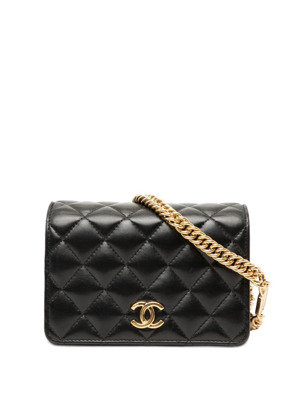 2021-2026 Mini CC Quilted Lambskin Bijoux Wallet on Chain crossbody bag