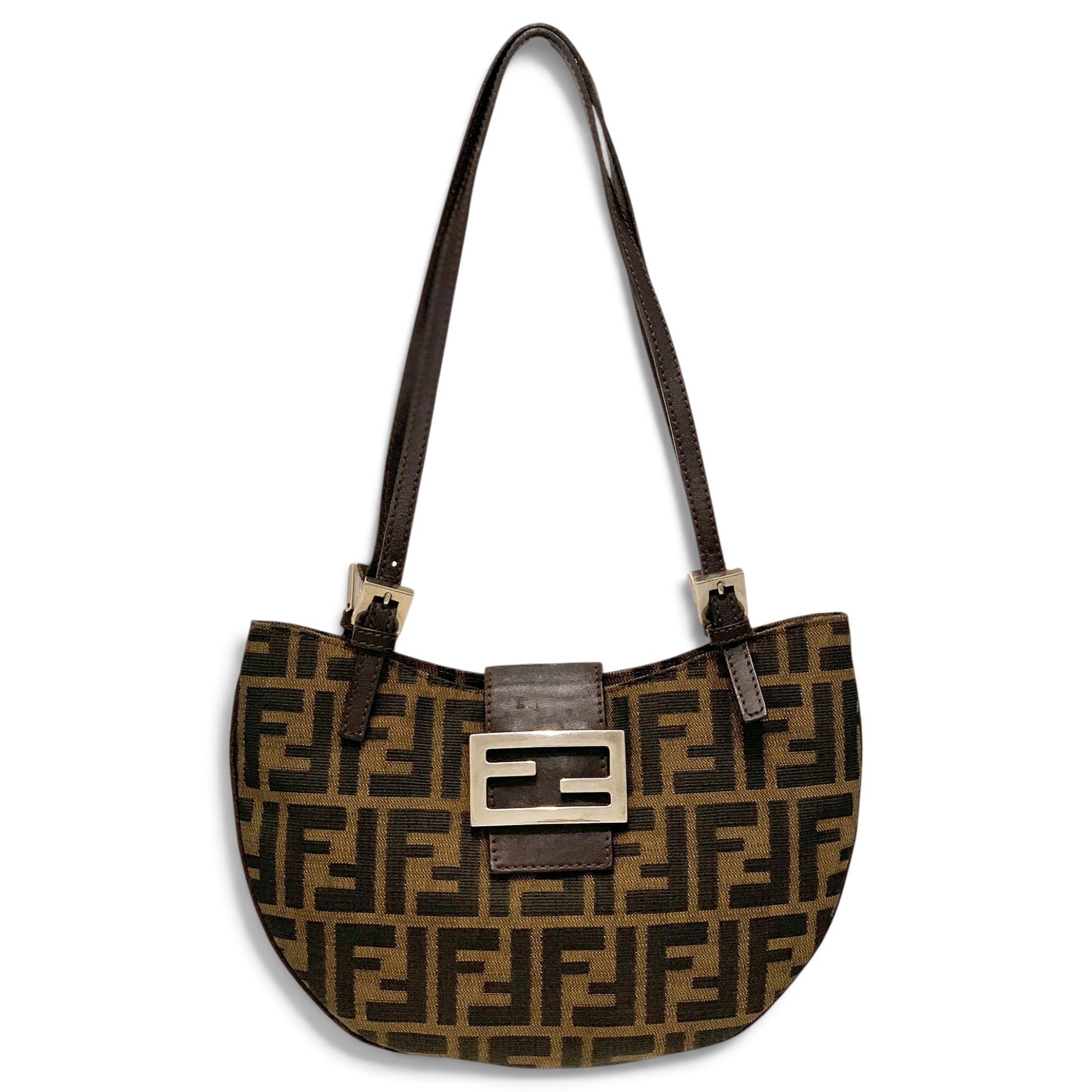 Croissant cloth handbag