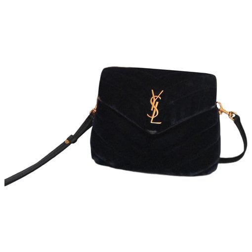 Saint Laurent Loulou velvet handbag