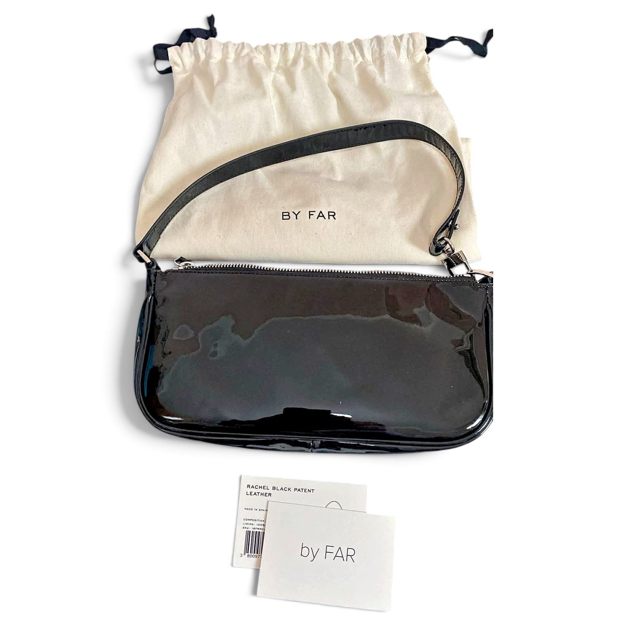By Far Rachel patent leather handbag