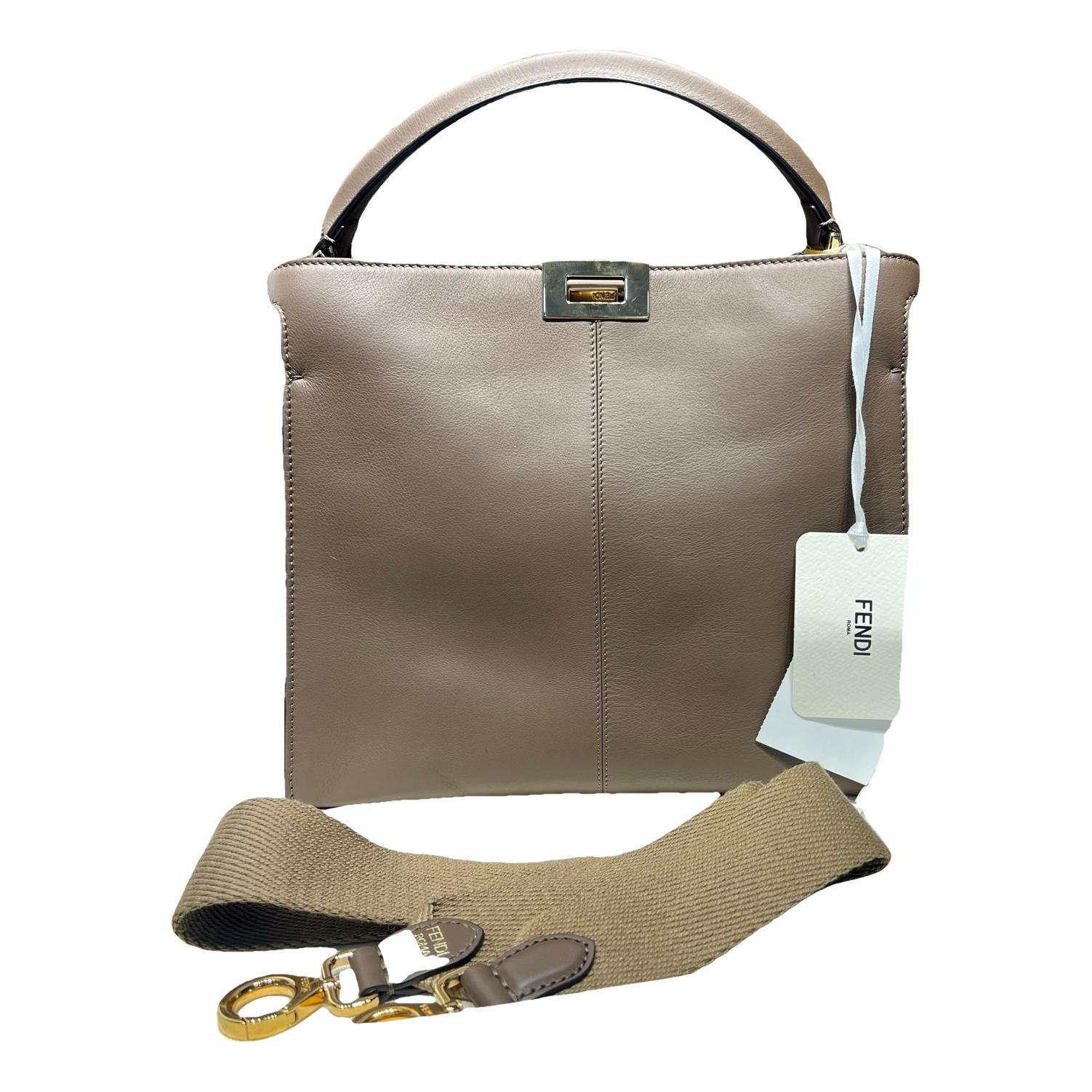 Peekaboo leather handbag