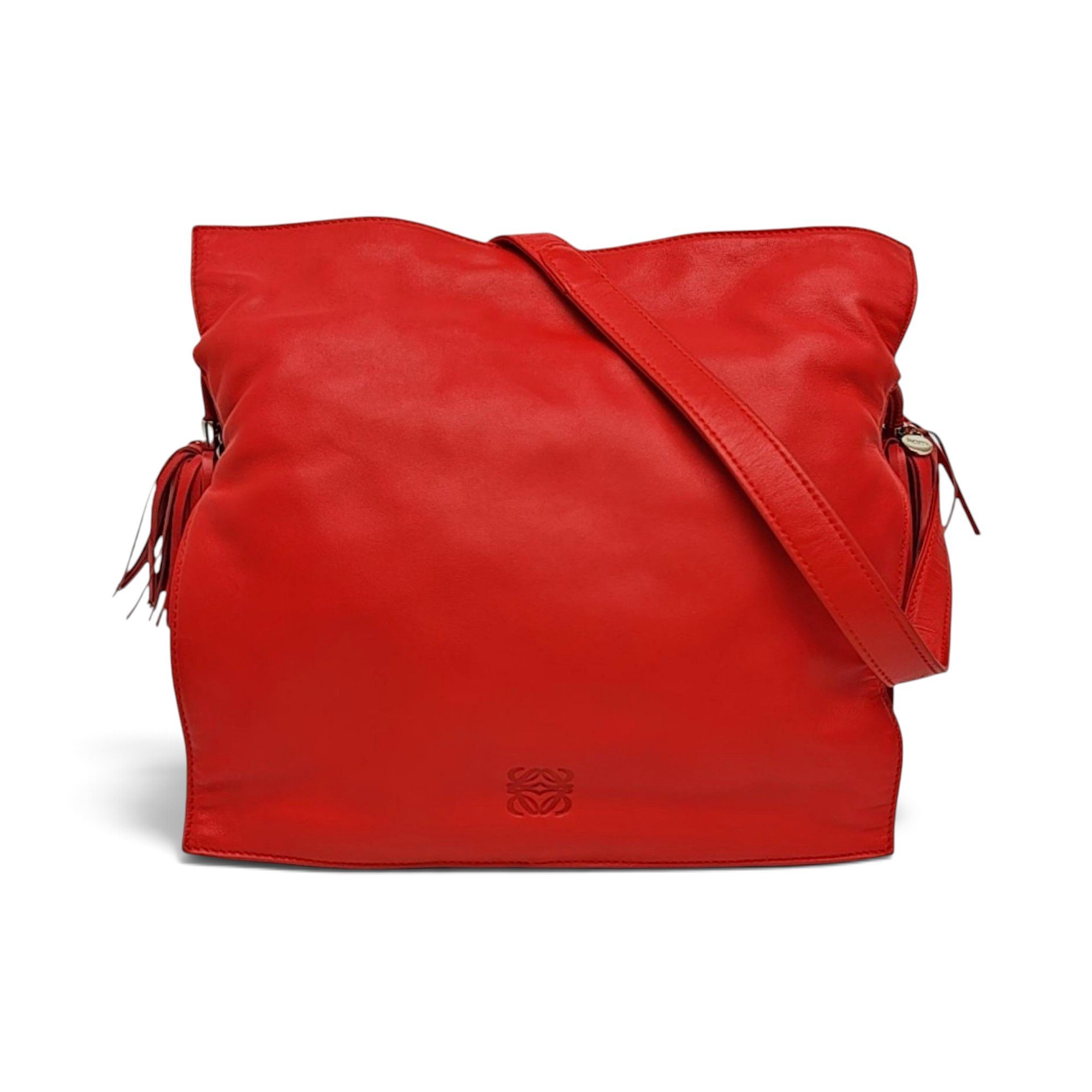 Flamenco leather handbag