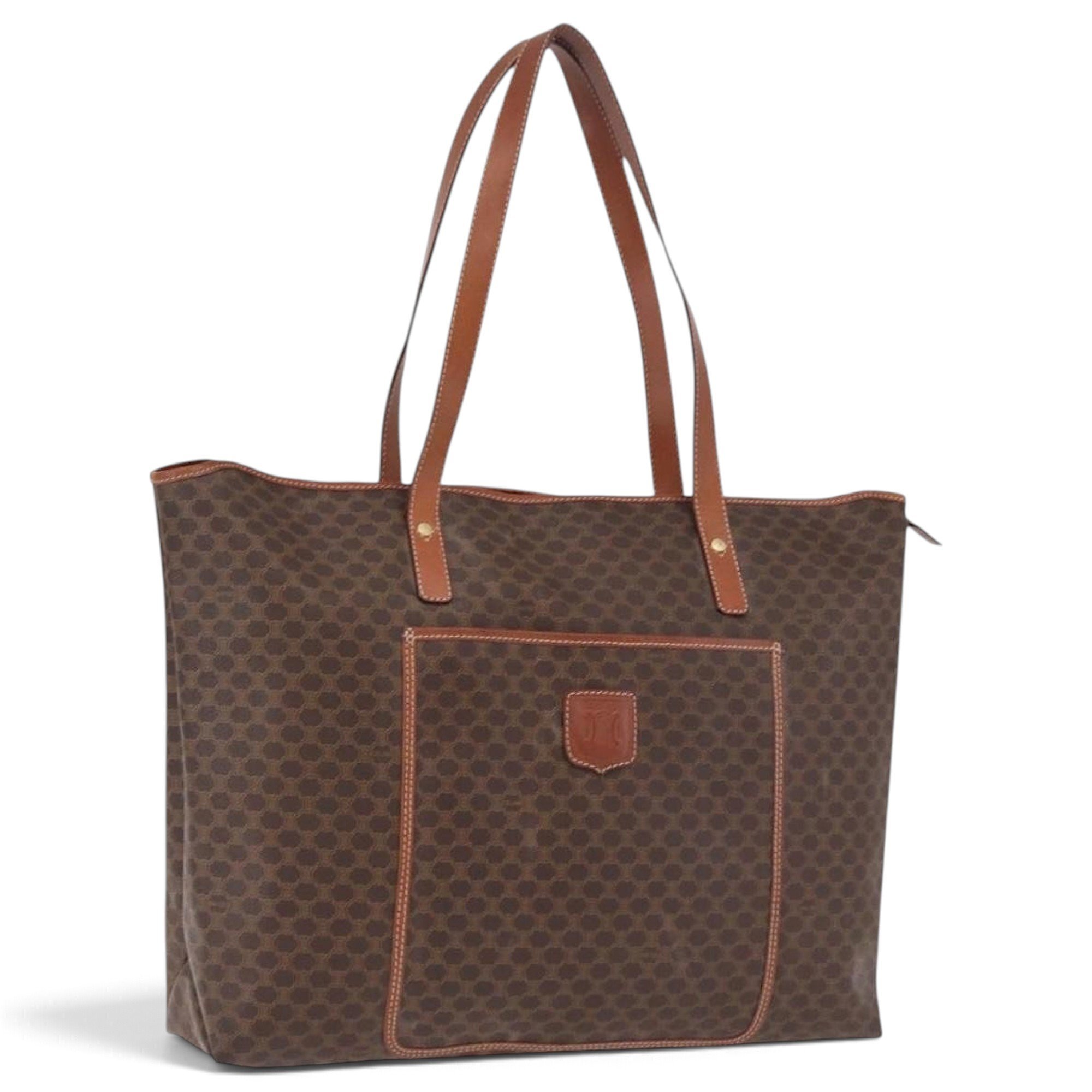 Leather tote