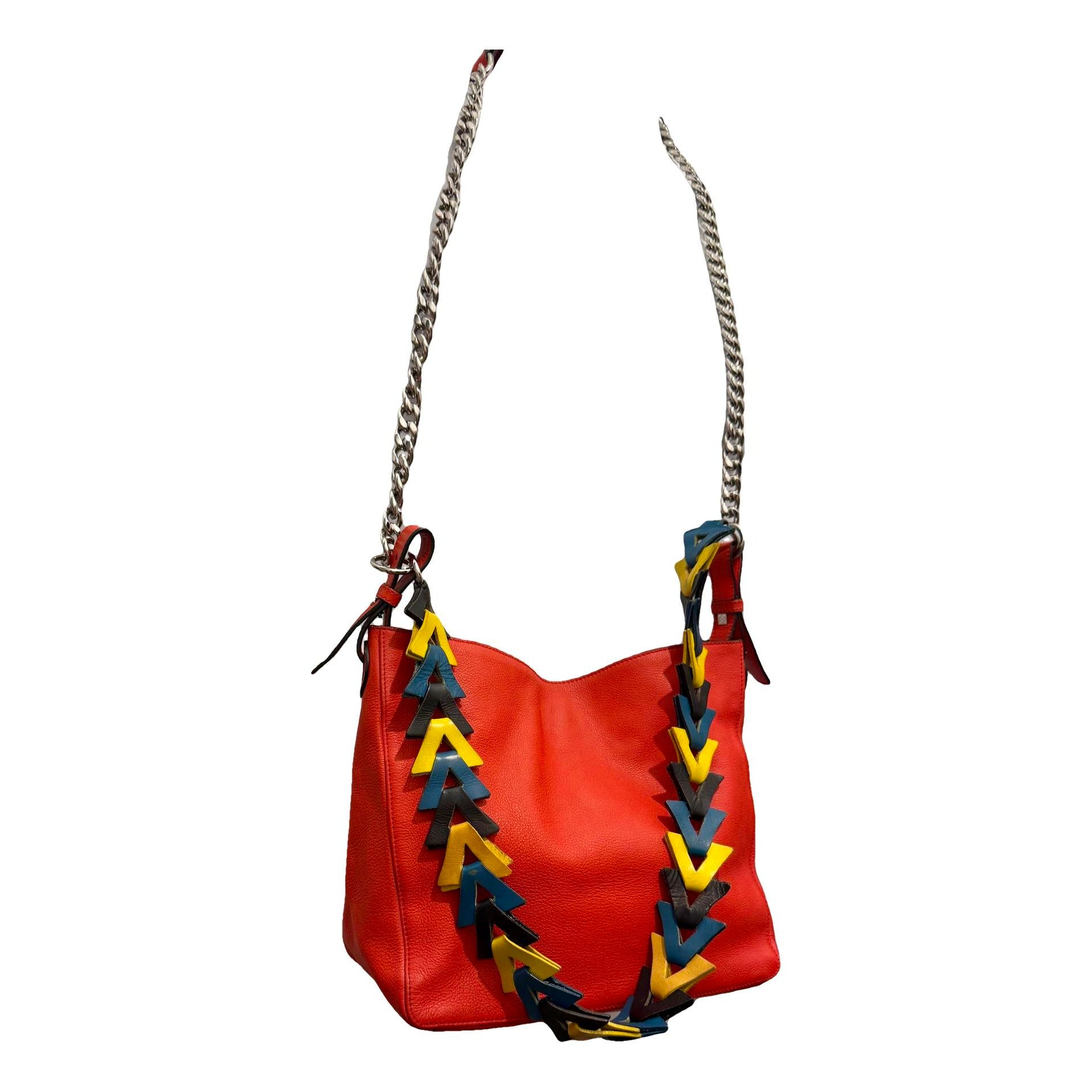 Leather handbag