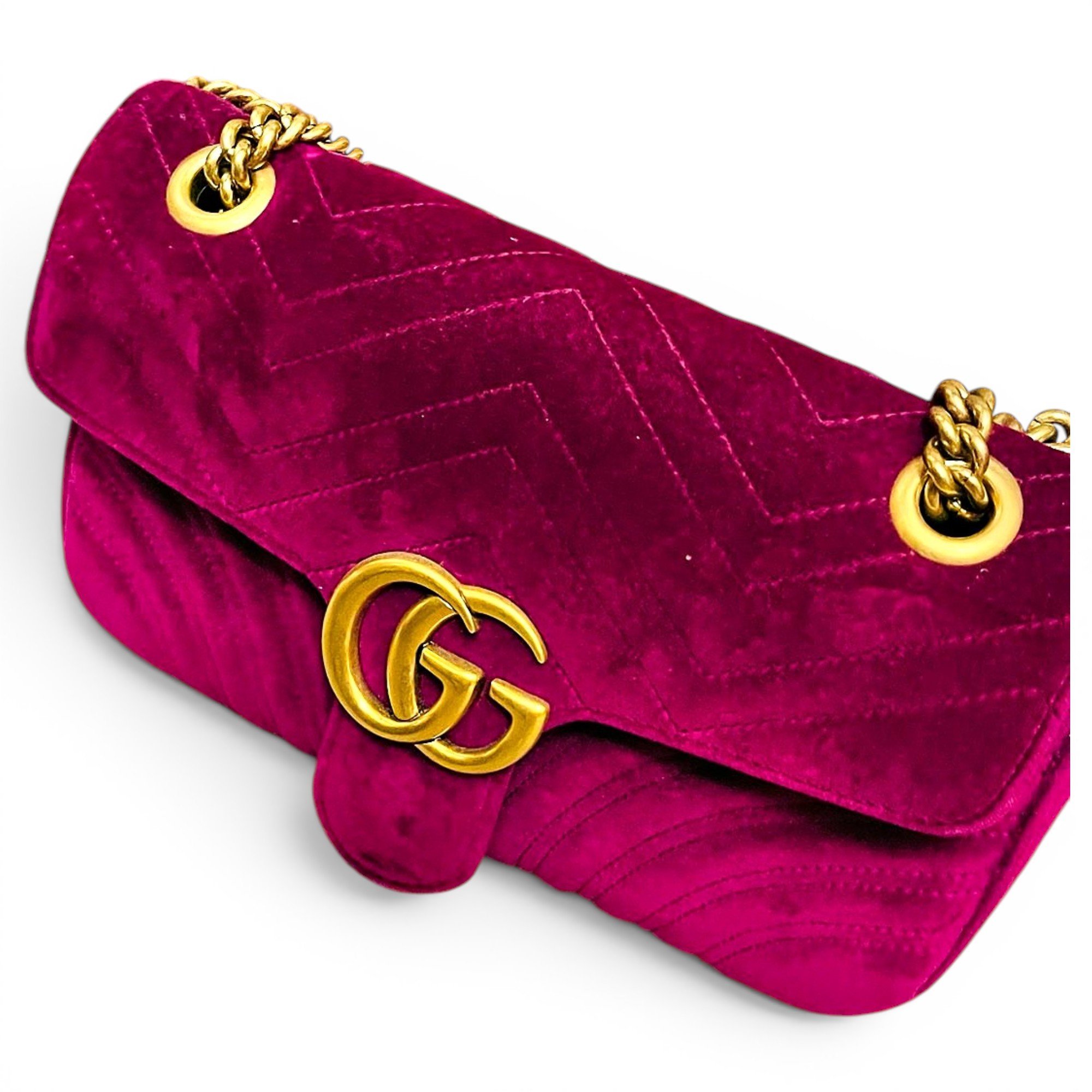 GG Marmont velvet handbag