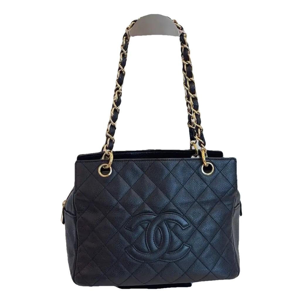 Grand shopping leather tote