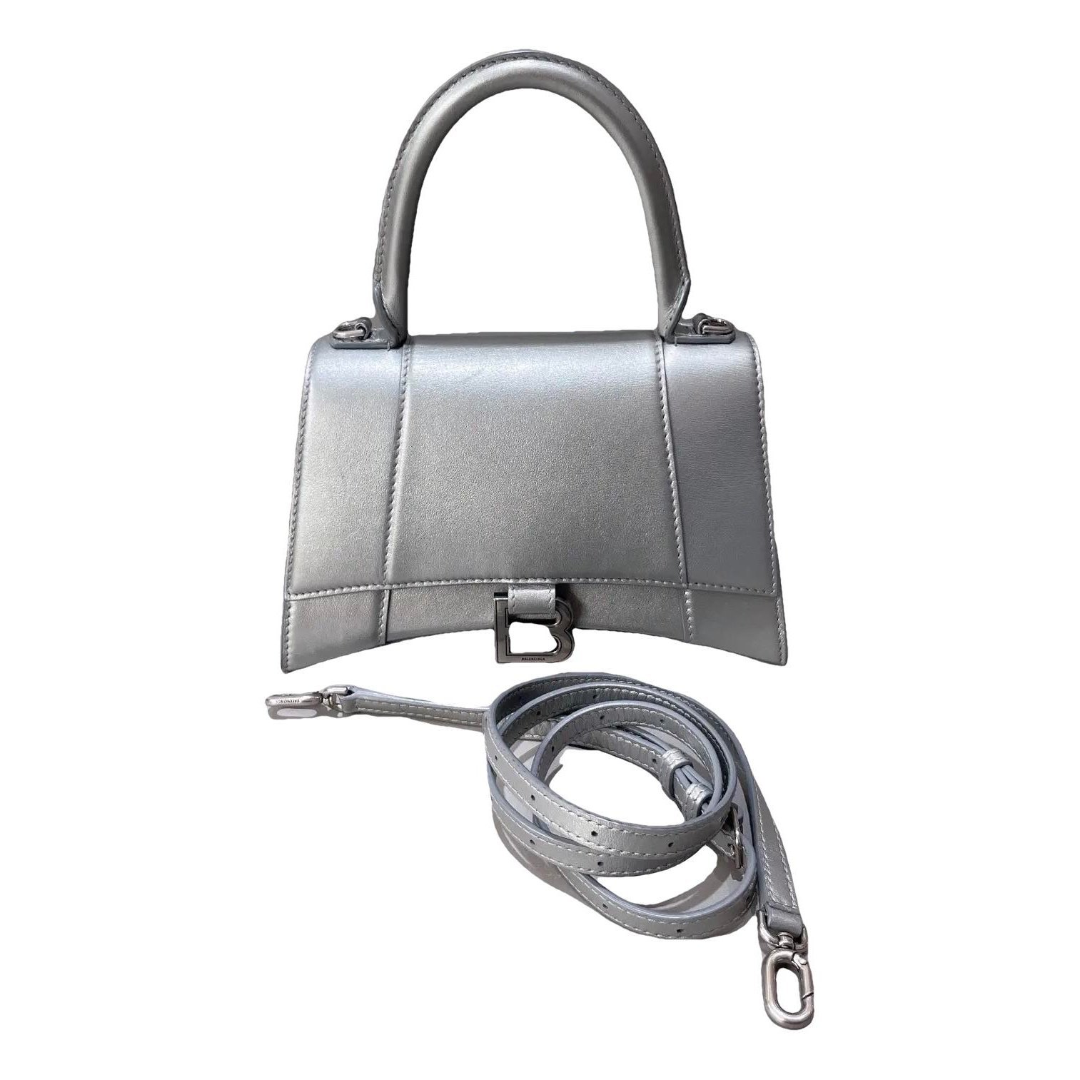 Balenciaga Hourglass leather handbag
