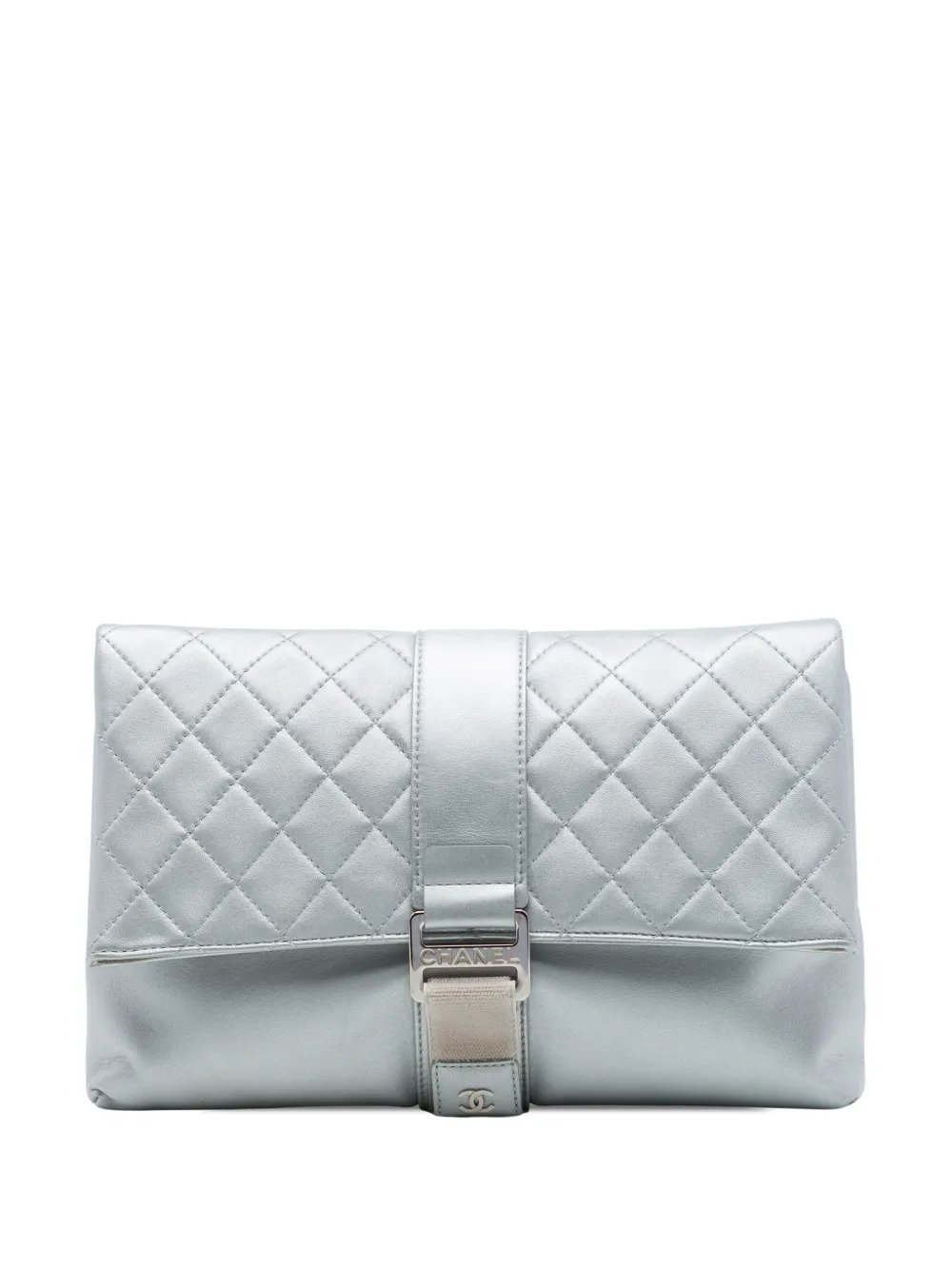 2017-2018 Quilted Lambskin Grip clutch bag