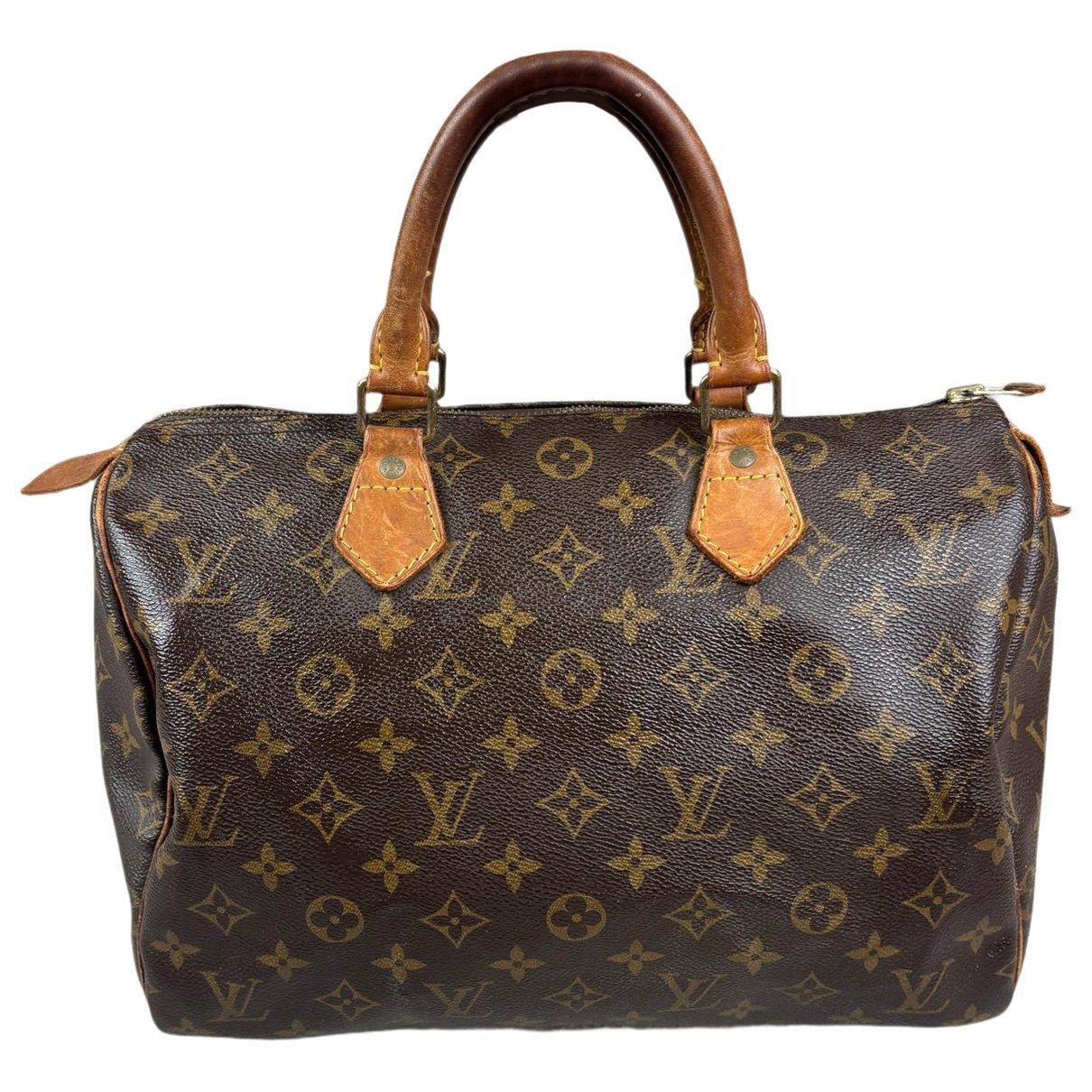 Speedy leather handbag