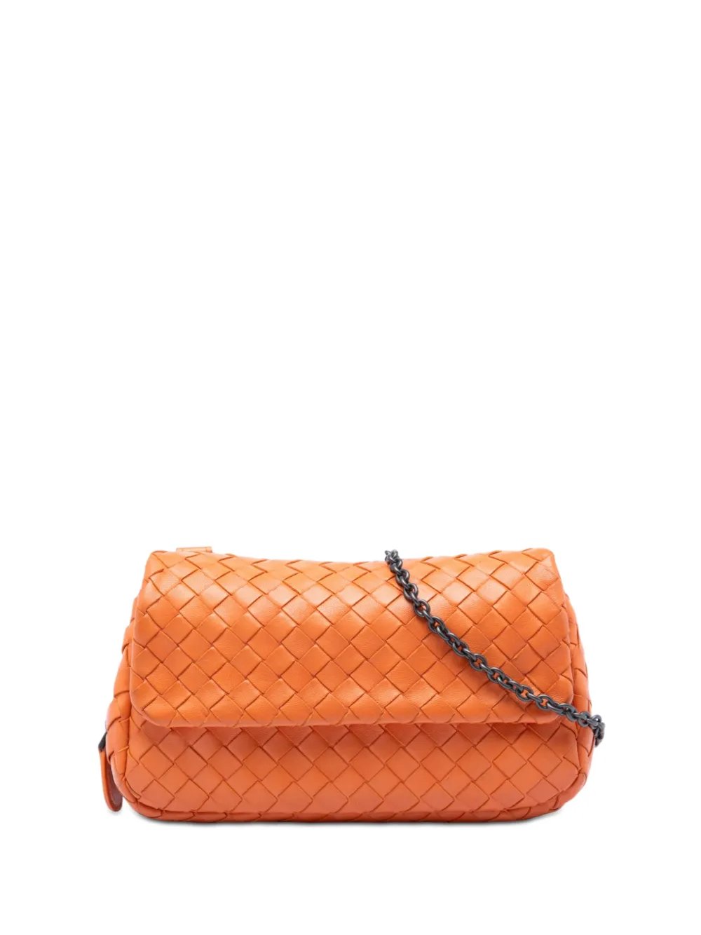 2012-2026 Mini Nappa Intrecciato Expandable Chain Flap crossbody bag