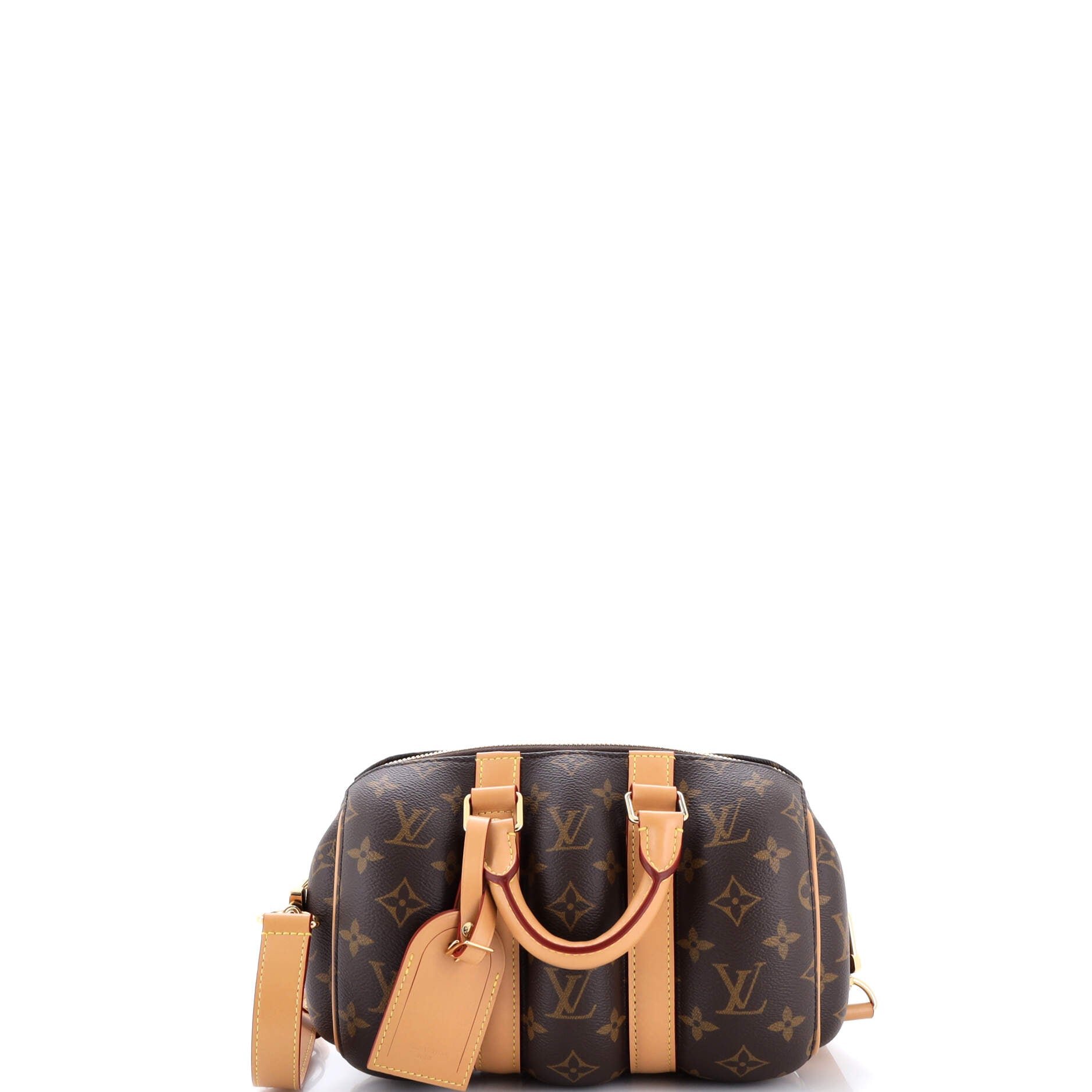 Keepall Bandouliere Bag Blown Up Monogram Canvas 25