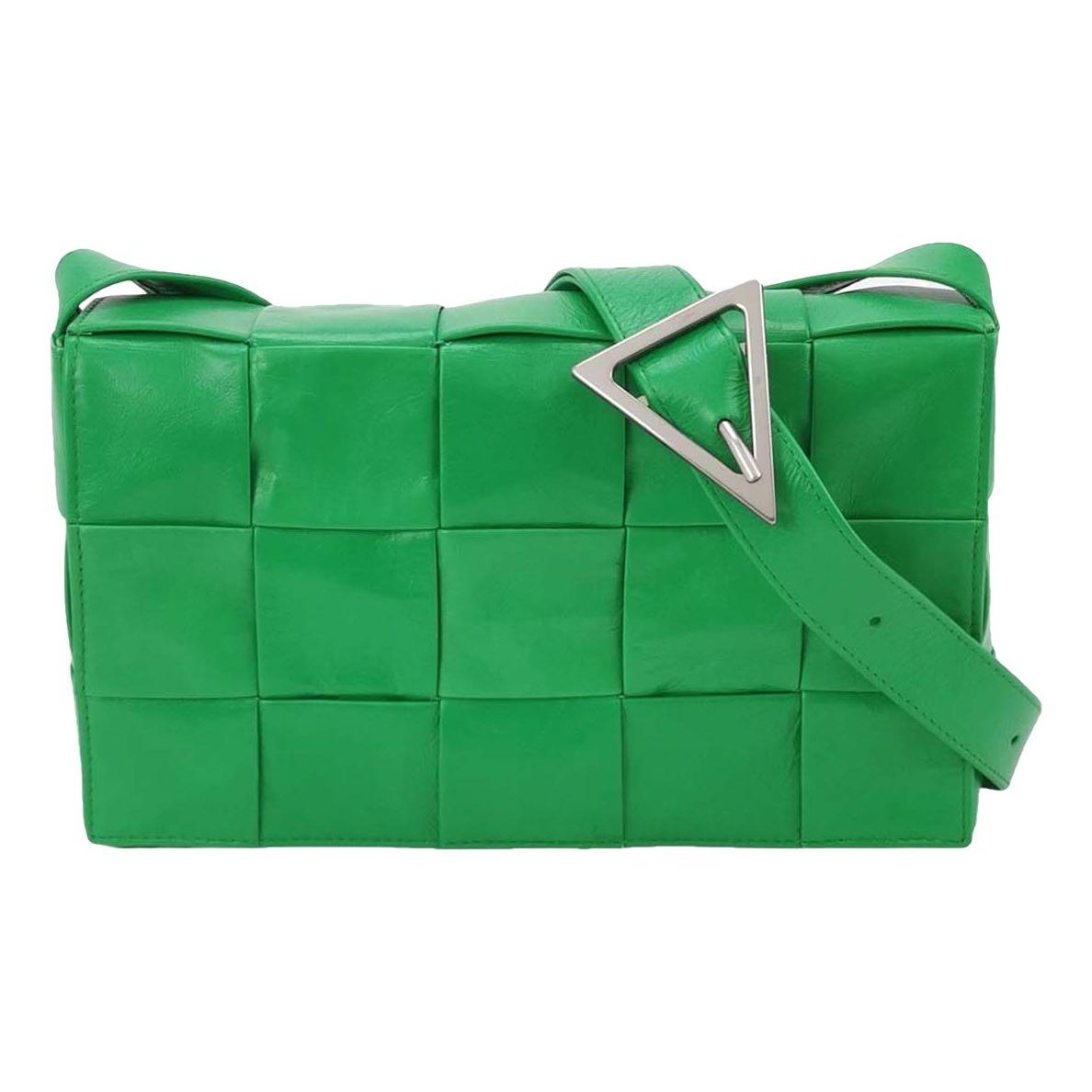 Cassette leather crossbody bag