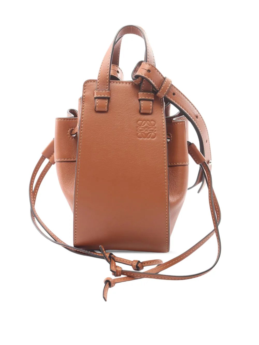 2010-2026 Mini Leather Drawstring Hammock Bag satchel