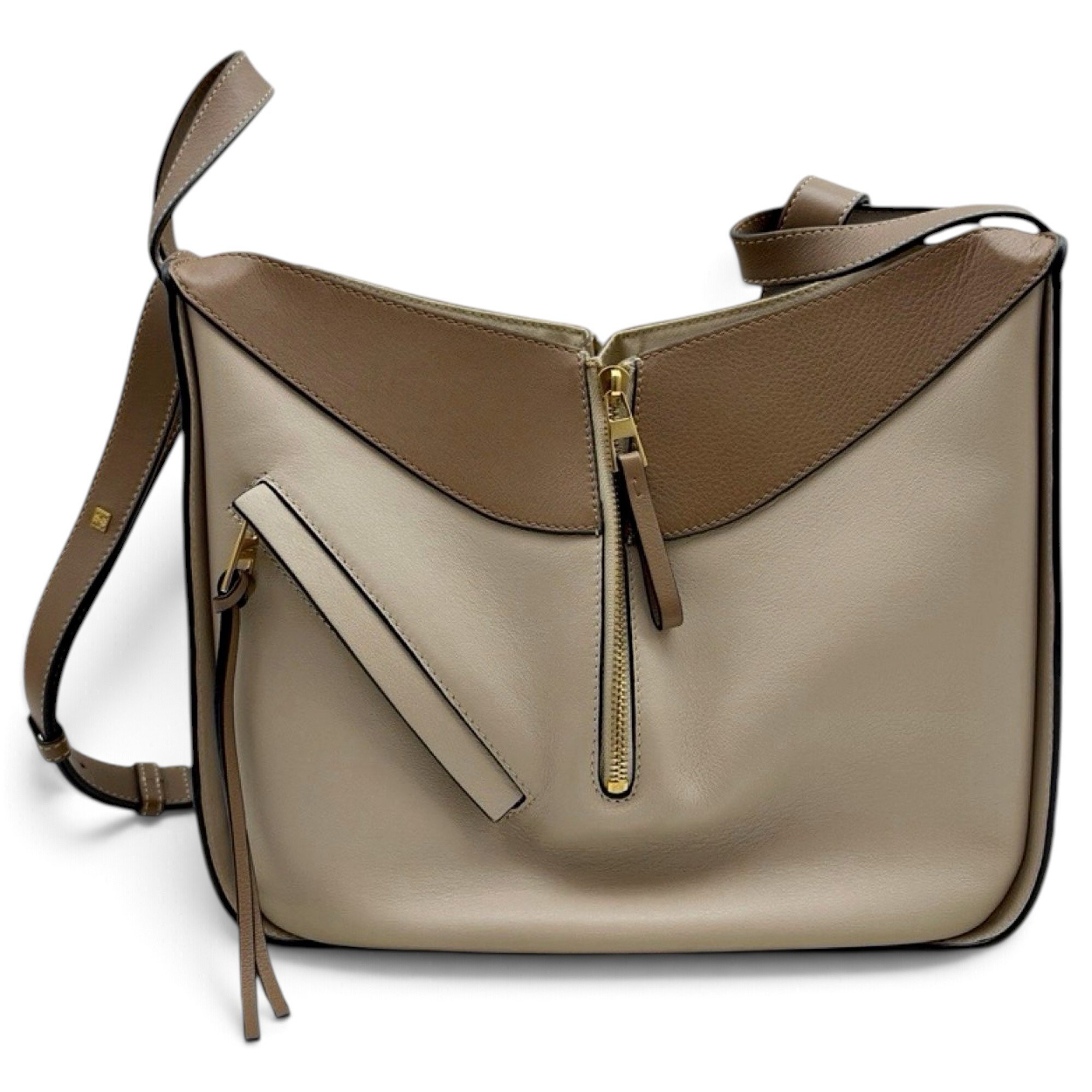 Hammock leather handbag