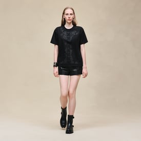 T-shirt with maxi print