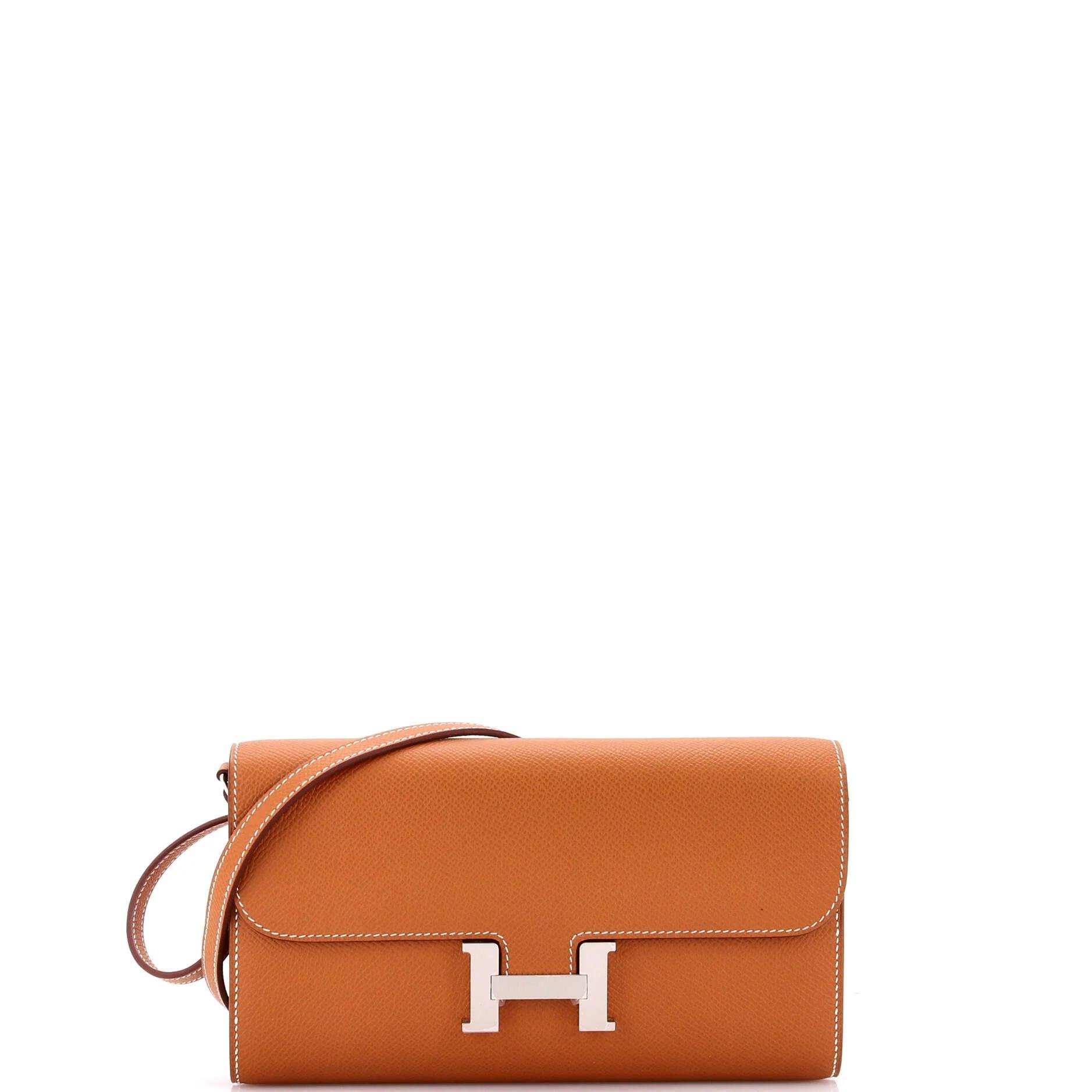 Leather clutch bag