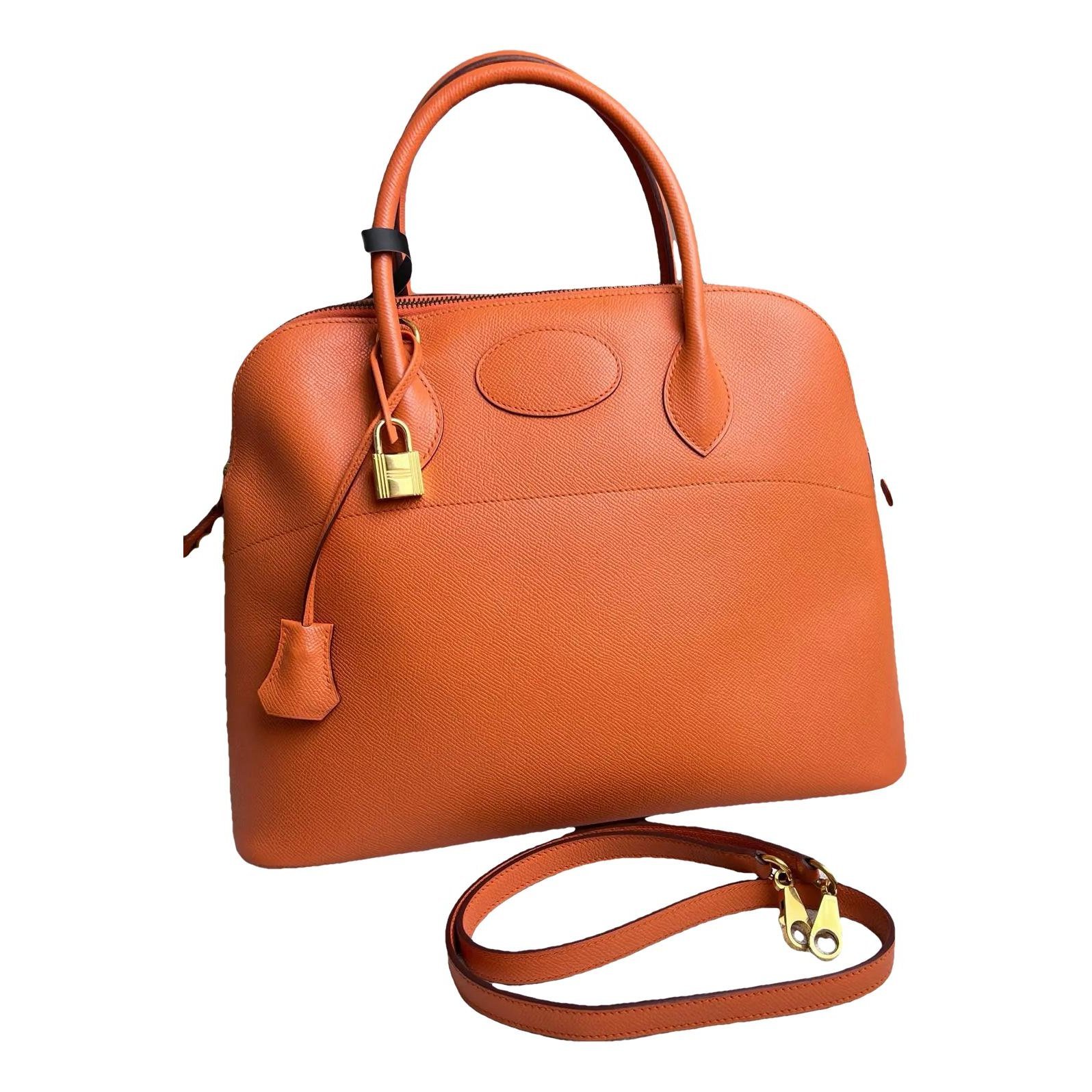 Hermes Bolide Handbag Orange