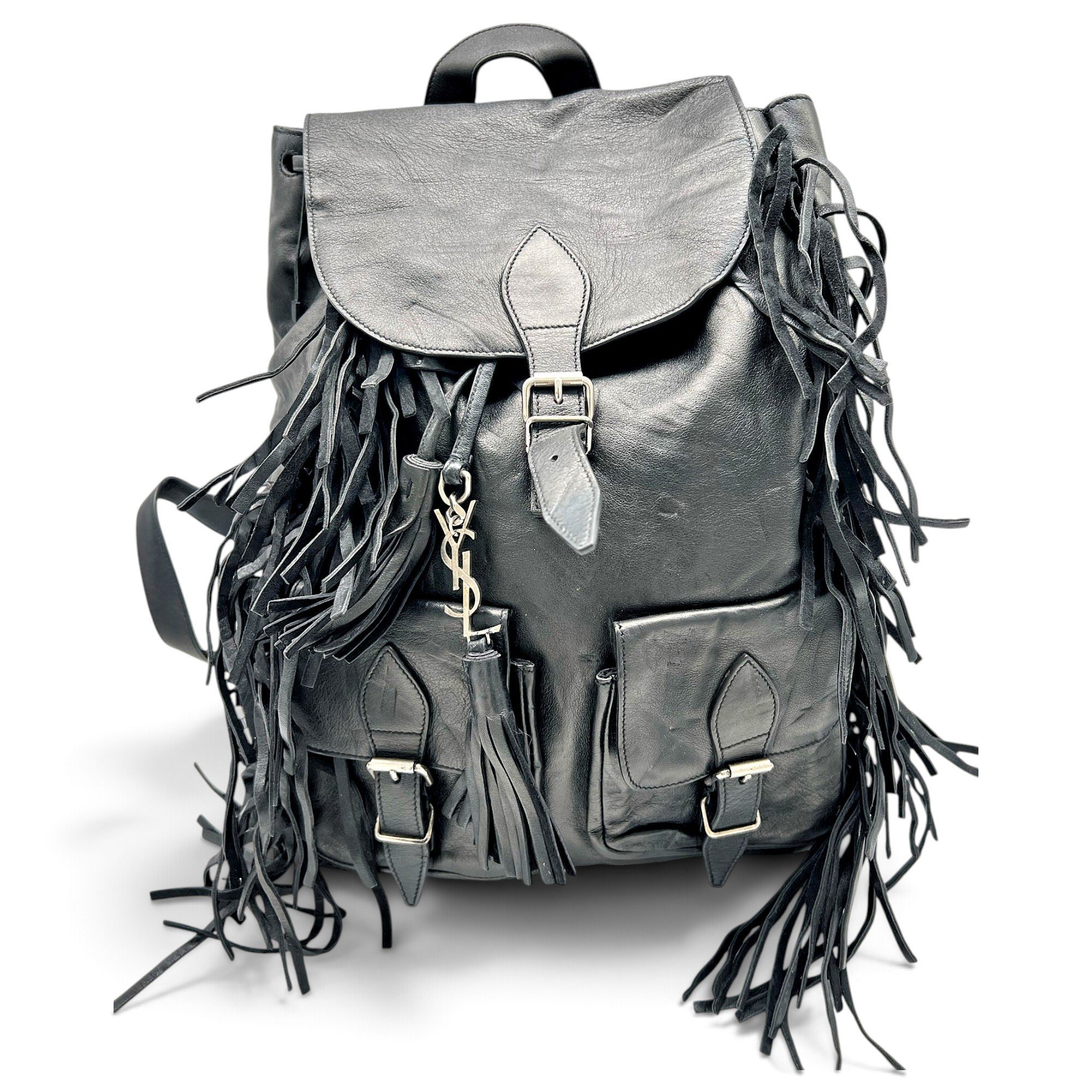 Festival leather backpack