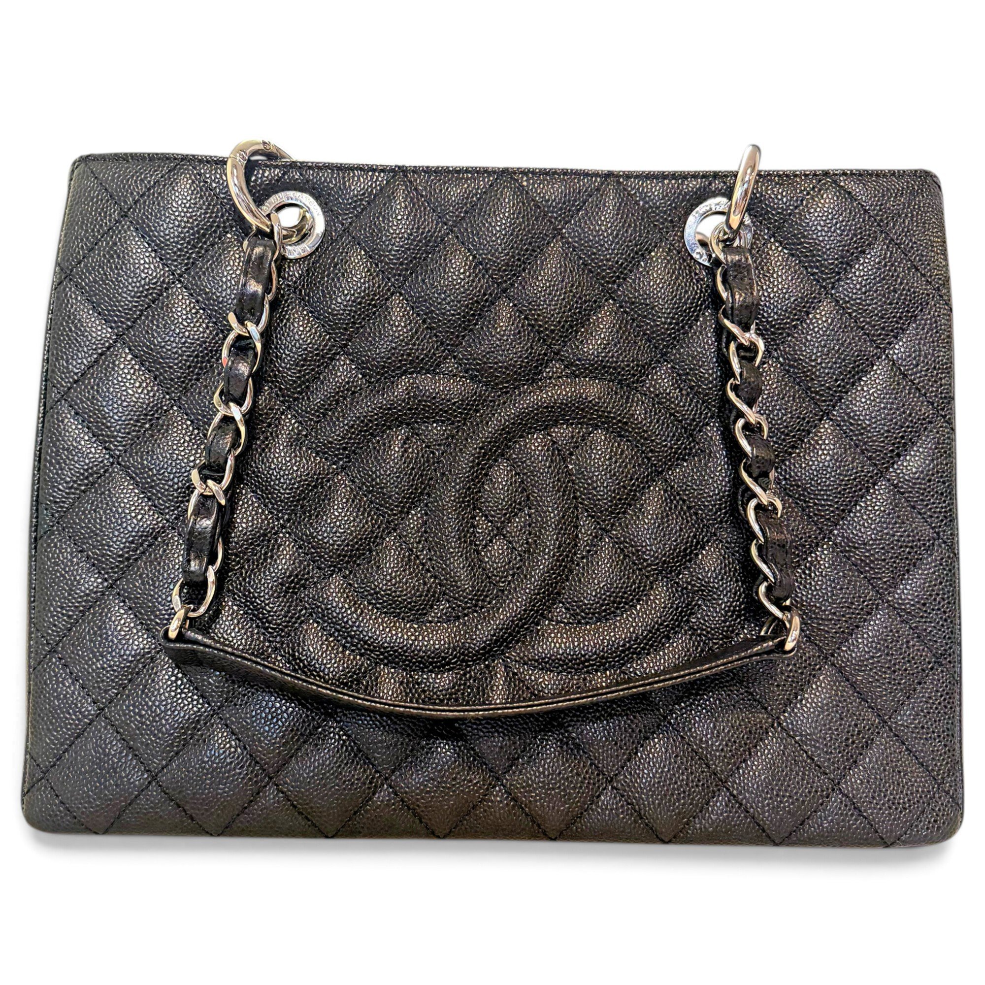 Grand shopping leather tote