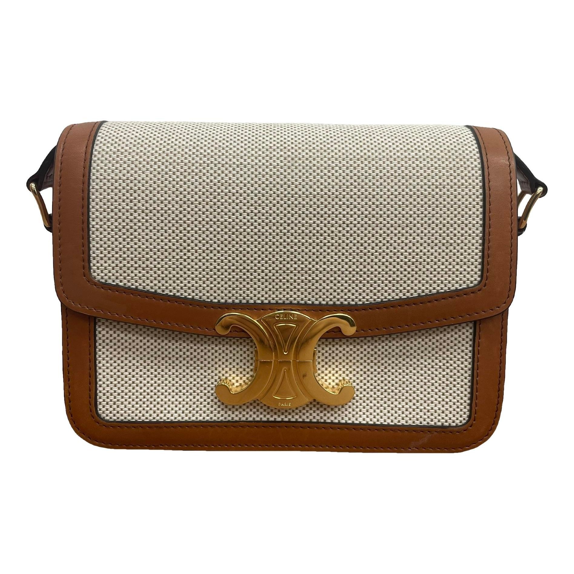 Triomphe cloth handbag