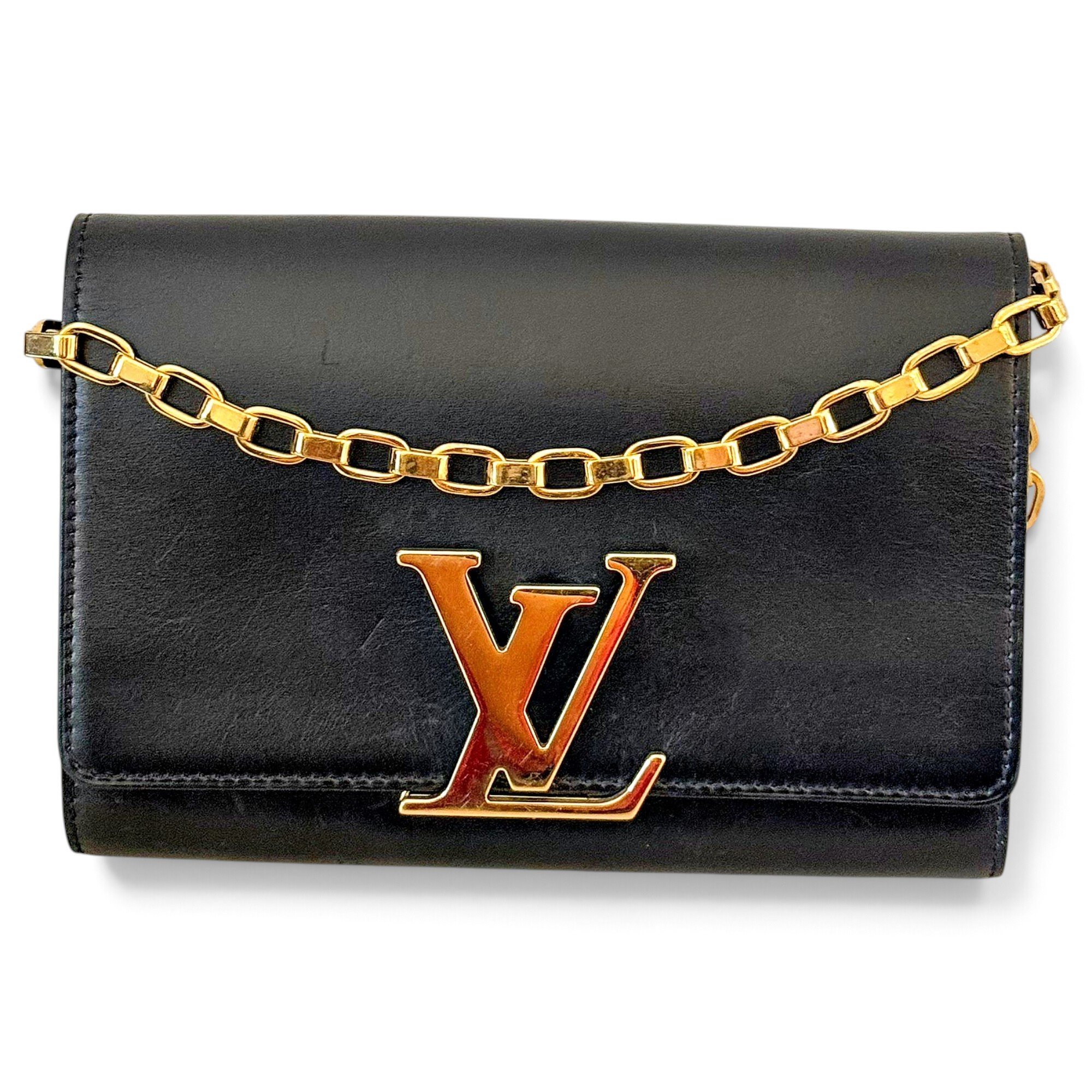 Louise leather crossbody bag