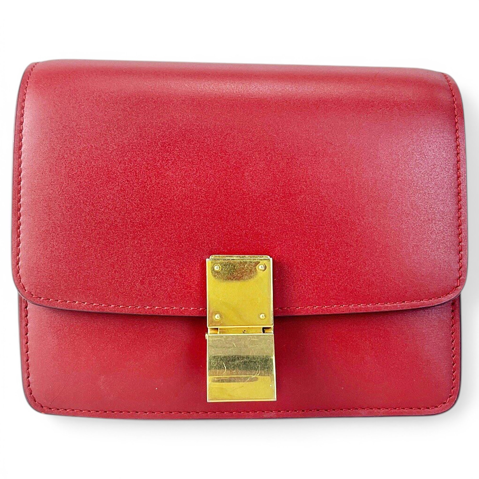 Classic leather crossbody bag