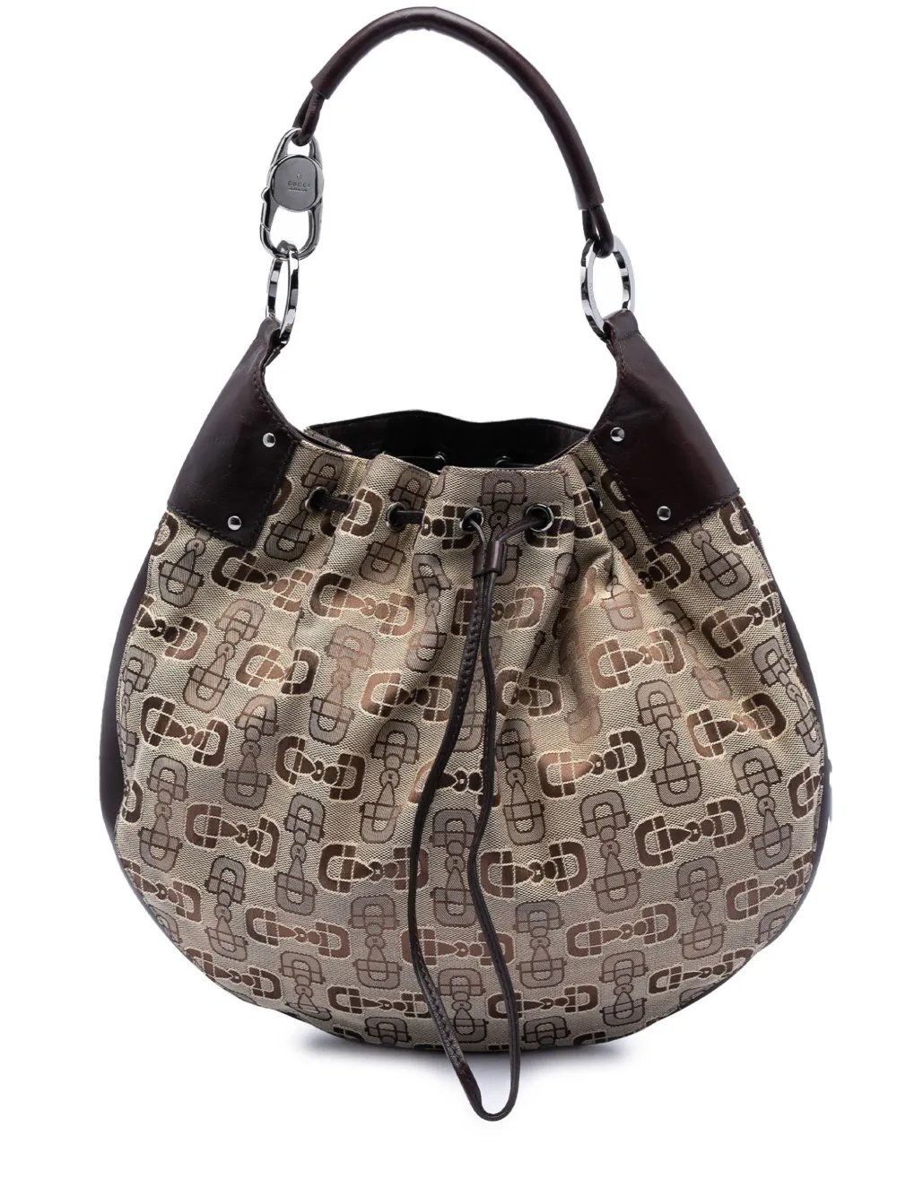 2016-2026 Horsebit Canvas Hobo shoulder bag