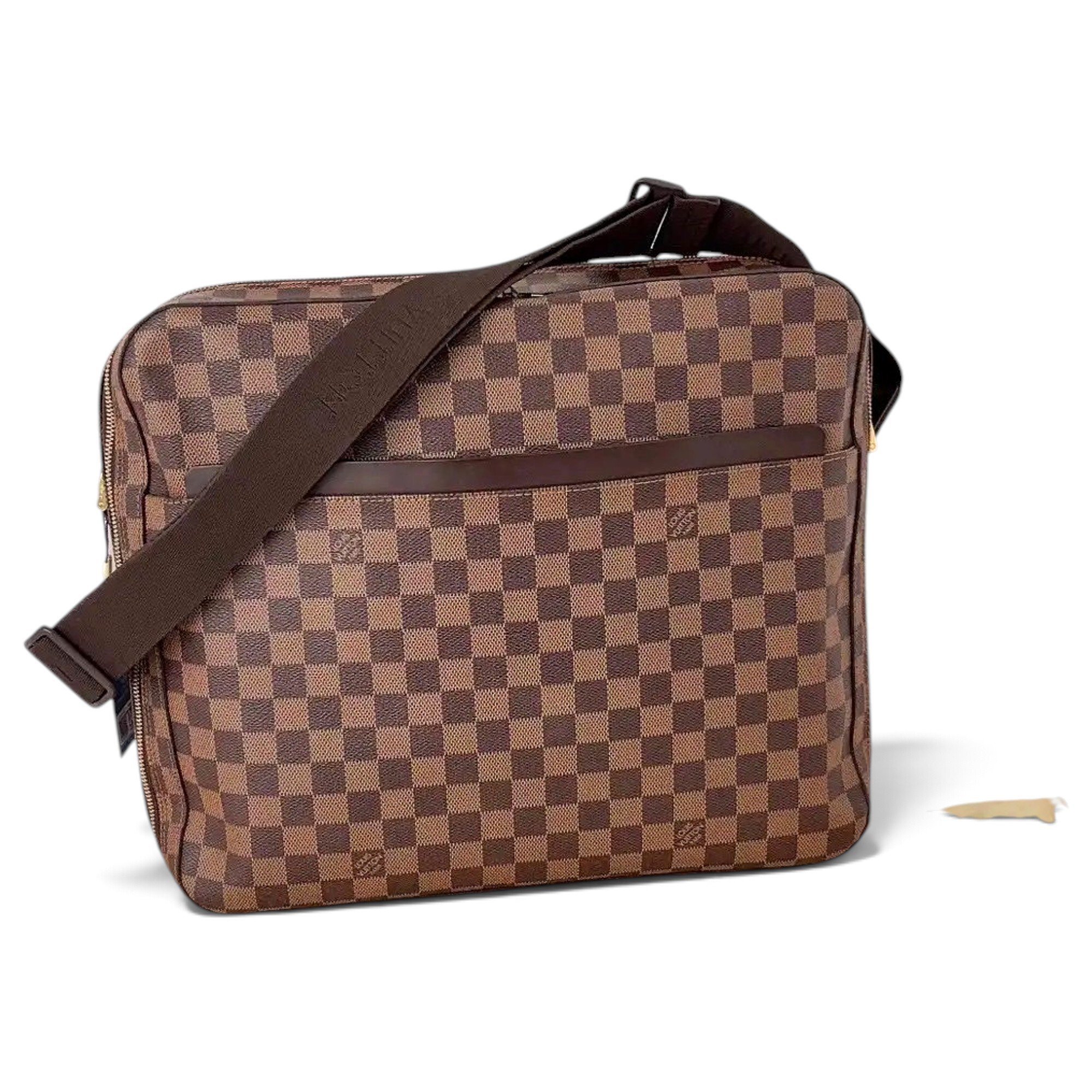 Reporter vinyl crossbody bag
