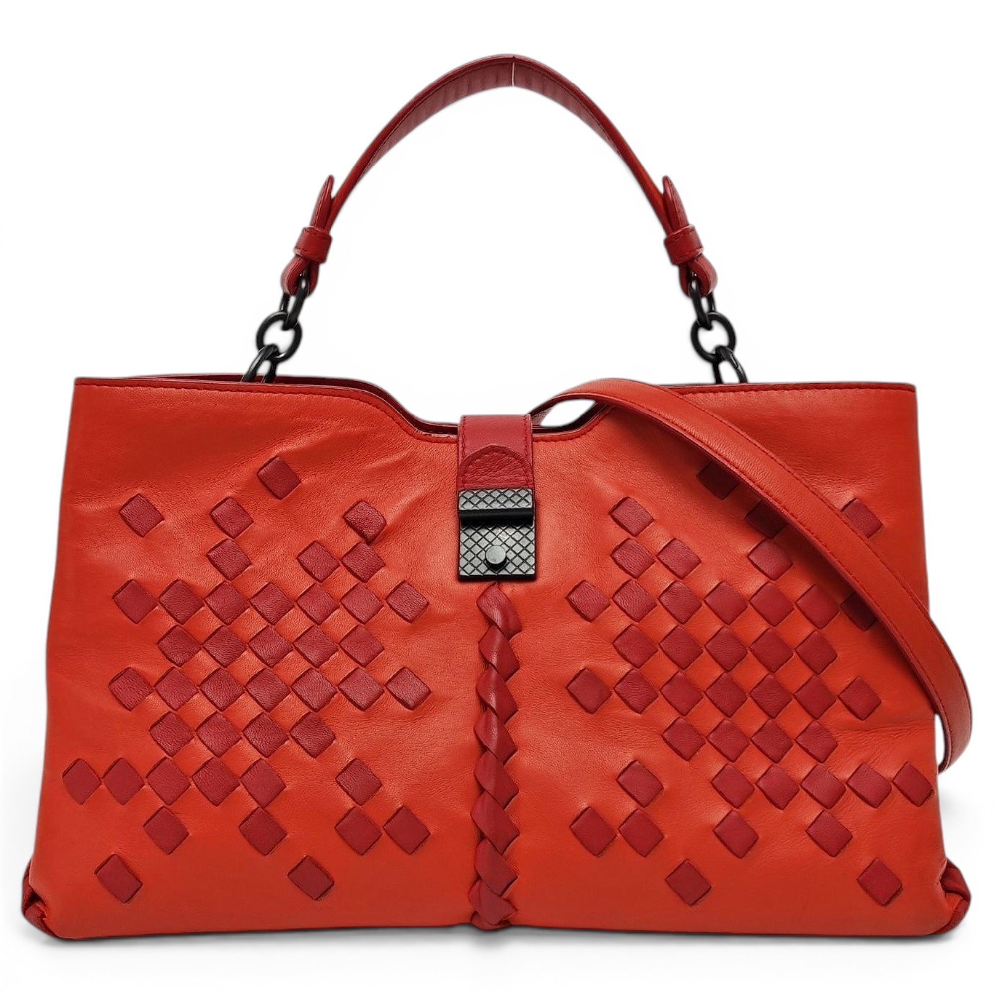 Leather handbag
