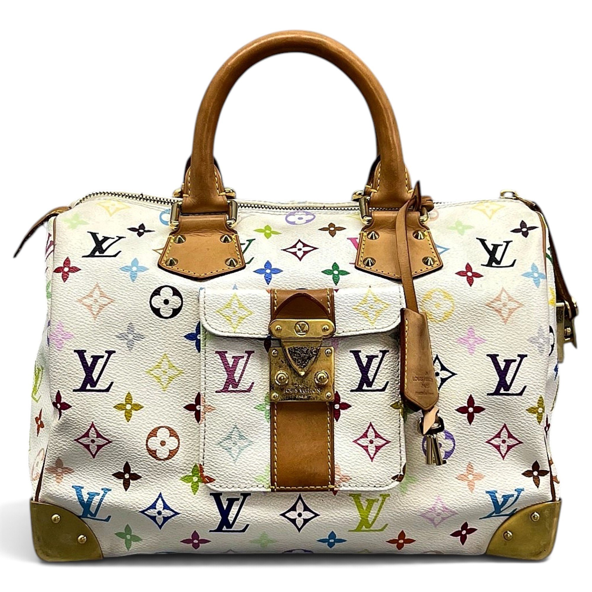 Speedy leather handbag