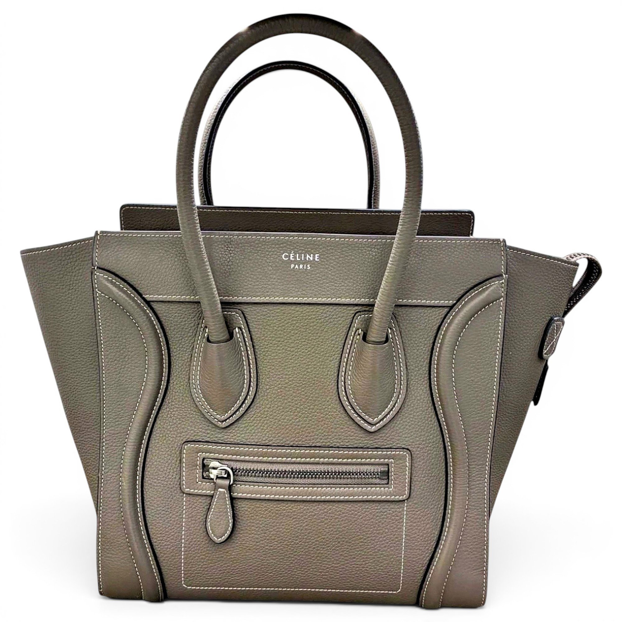 Luggage leather handbag