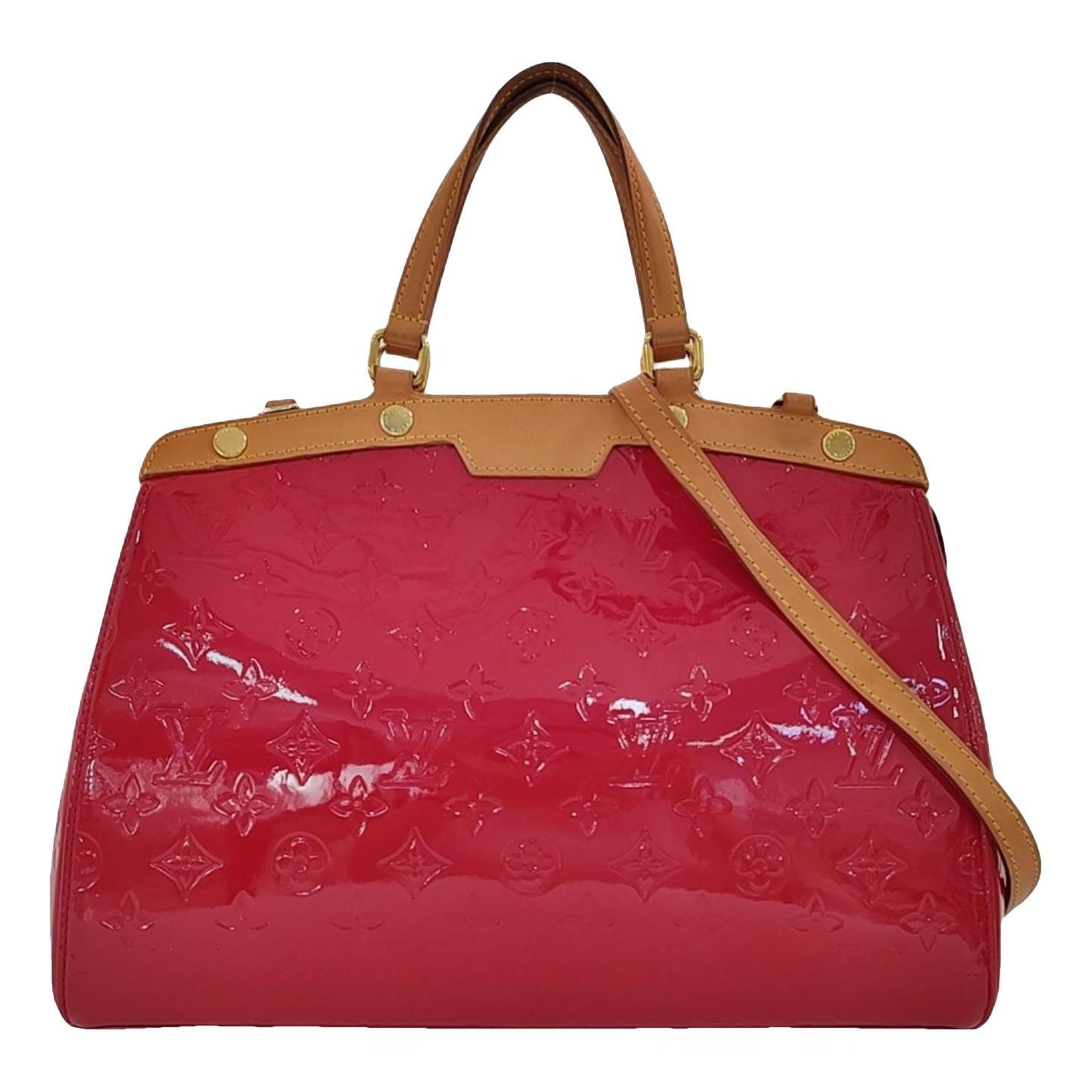 Patent leather handbag