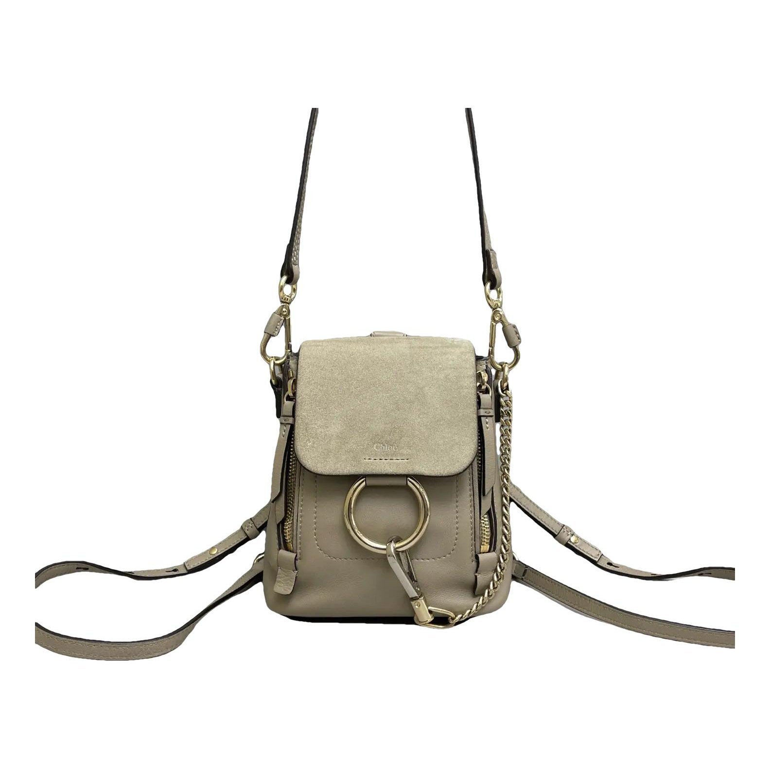Faye leather backpack