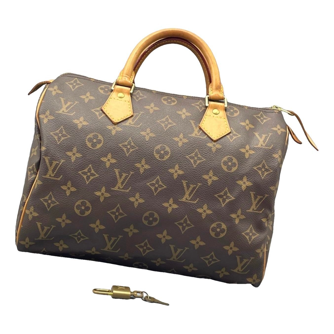 Speedy leather handbag