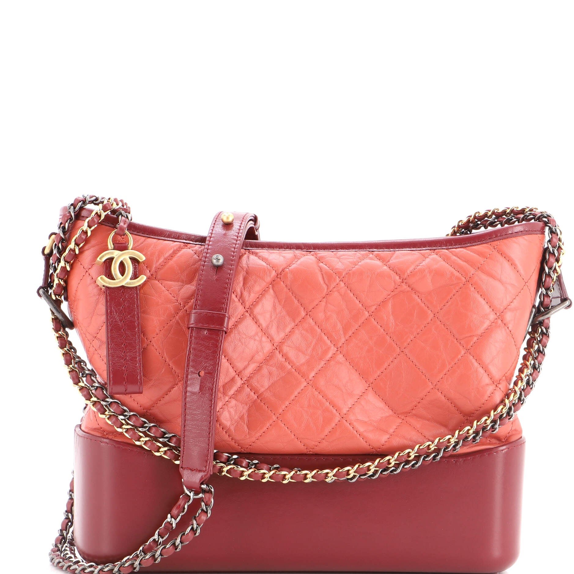 Gabrielle Hobo Quilted Aged Calfskin Medium