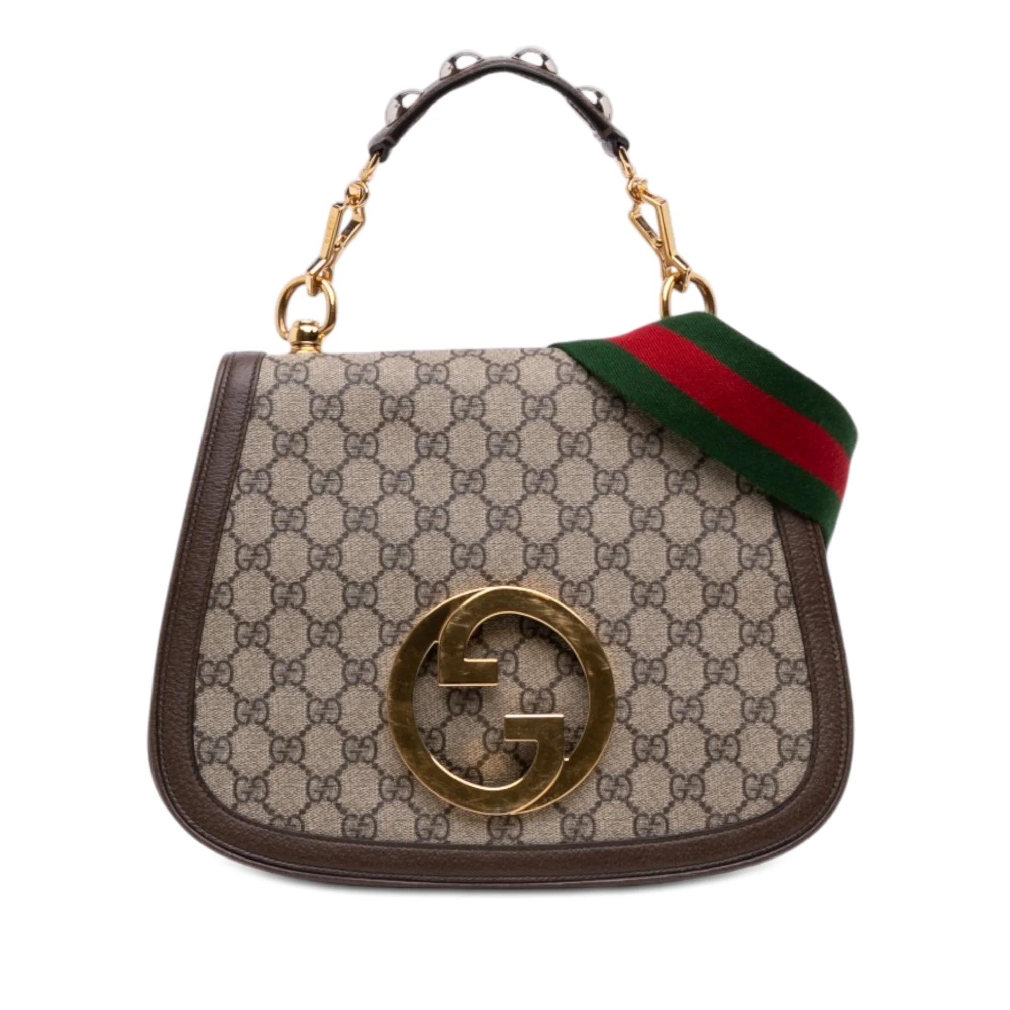 Blondie leather satchel