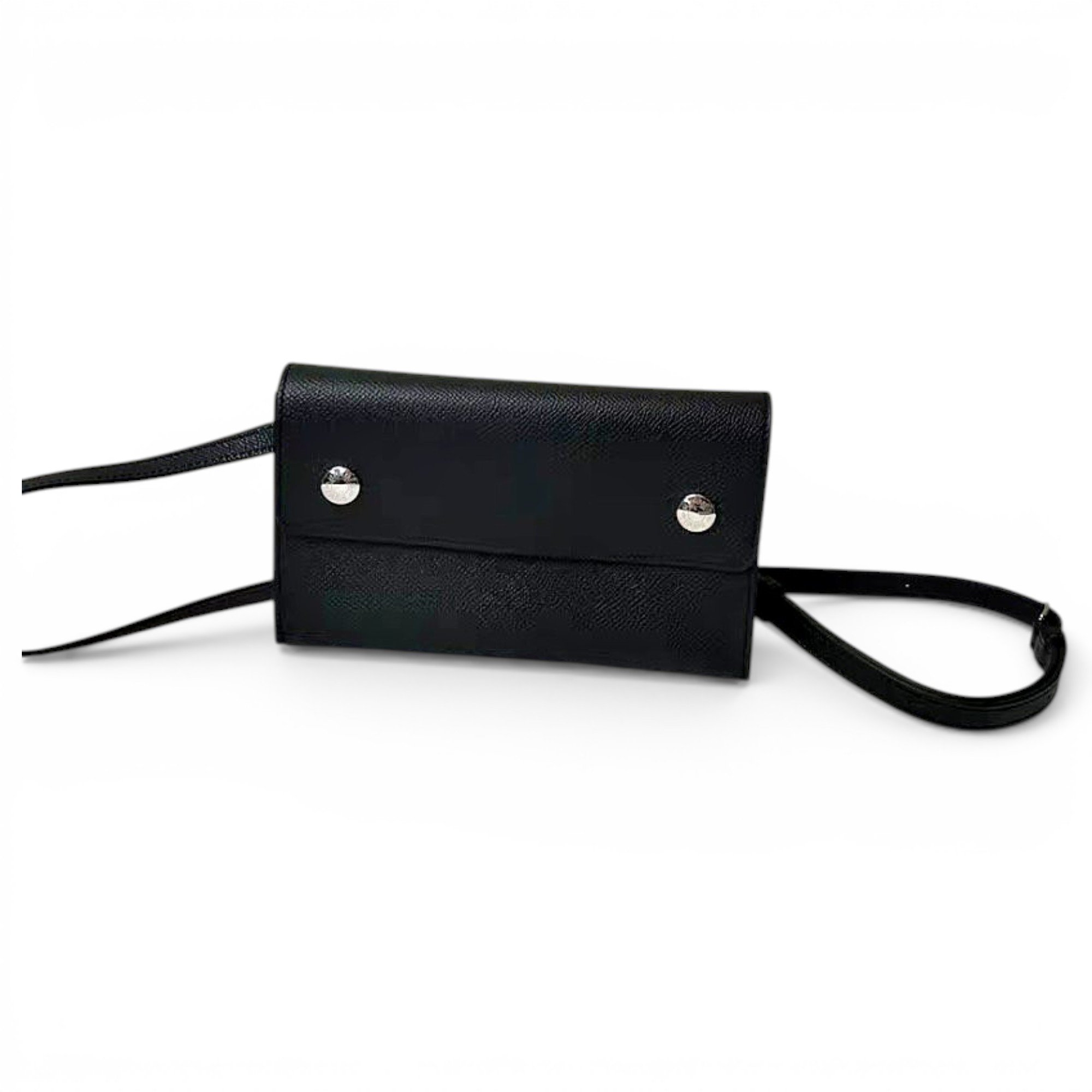 Hermesnap leather crossbody bag
