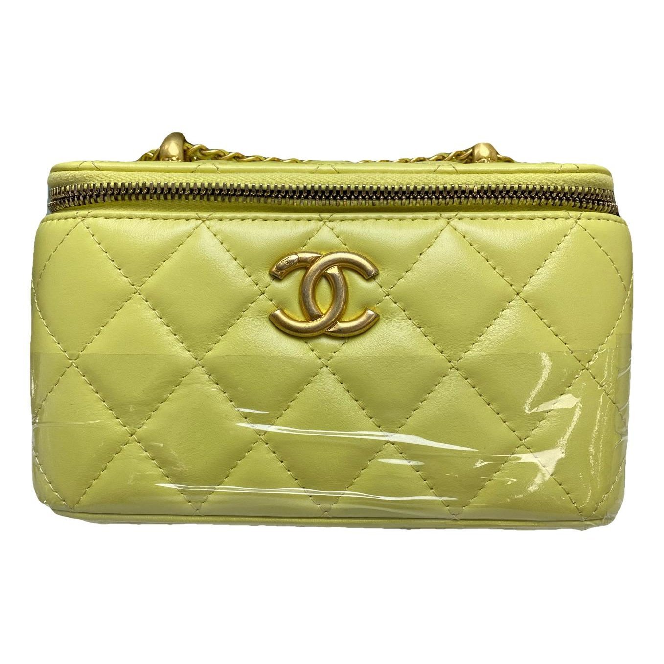 Trendy CC Vanity leather handbag
