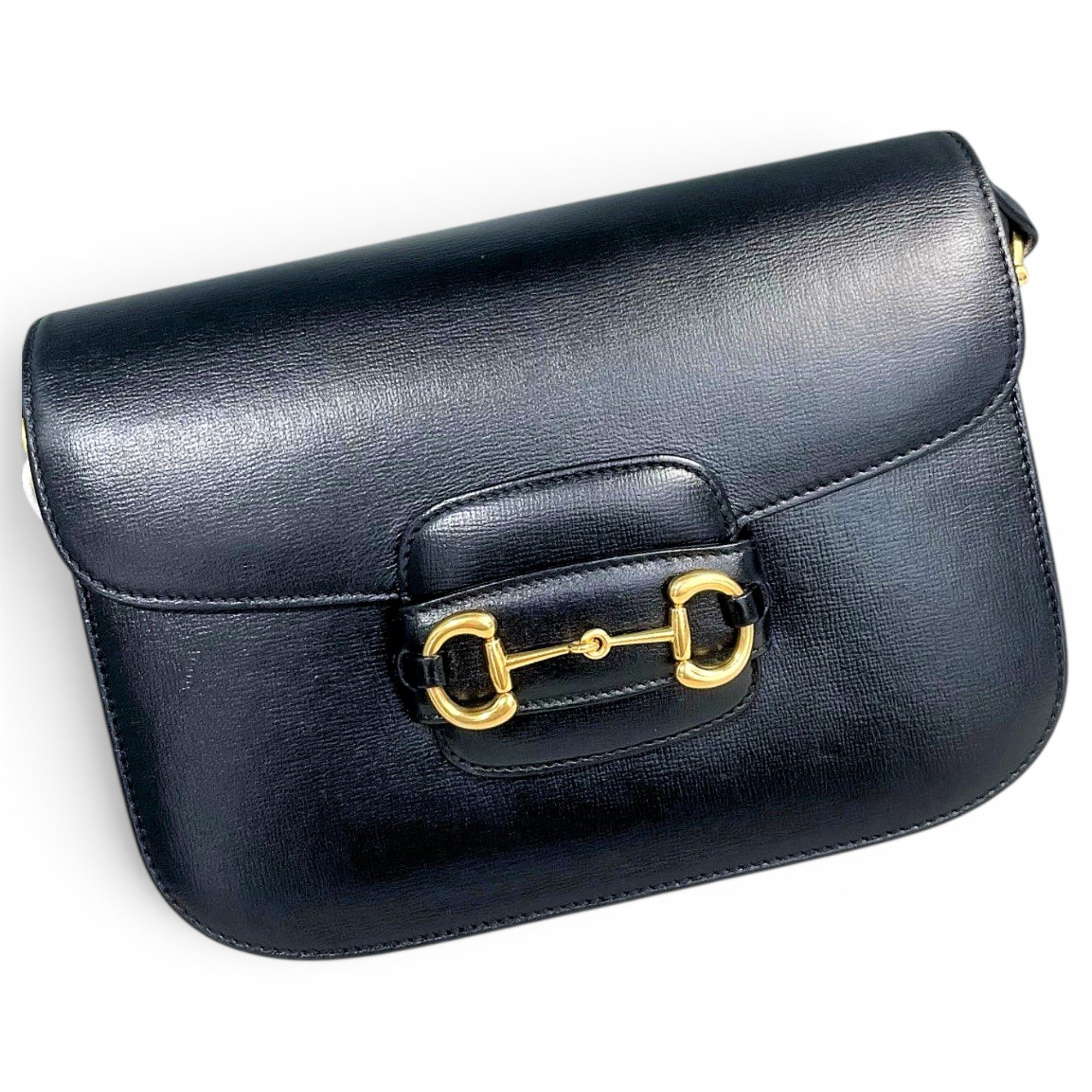 Horsebit 1955 Flap leather handbag