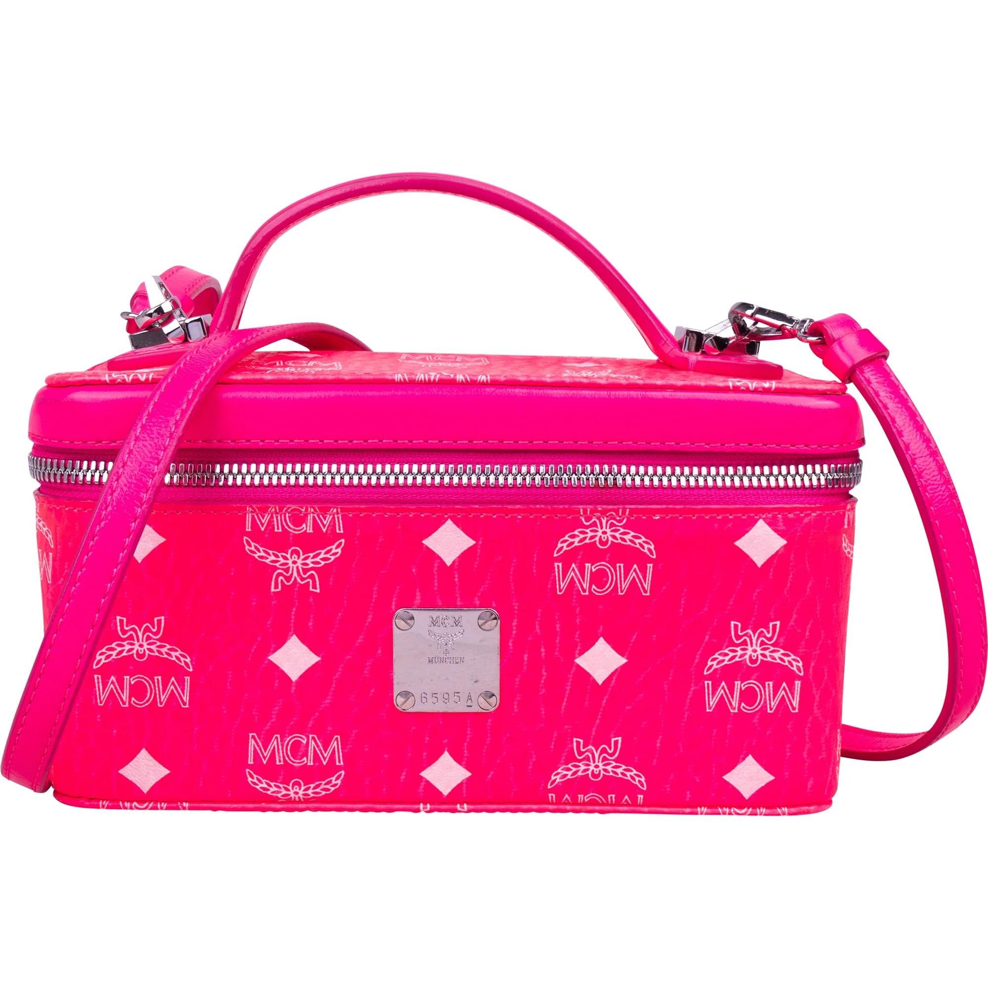 Leather vanity case