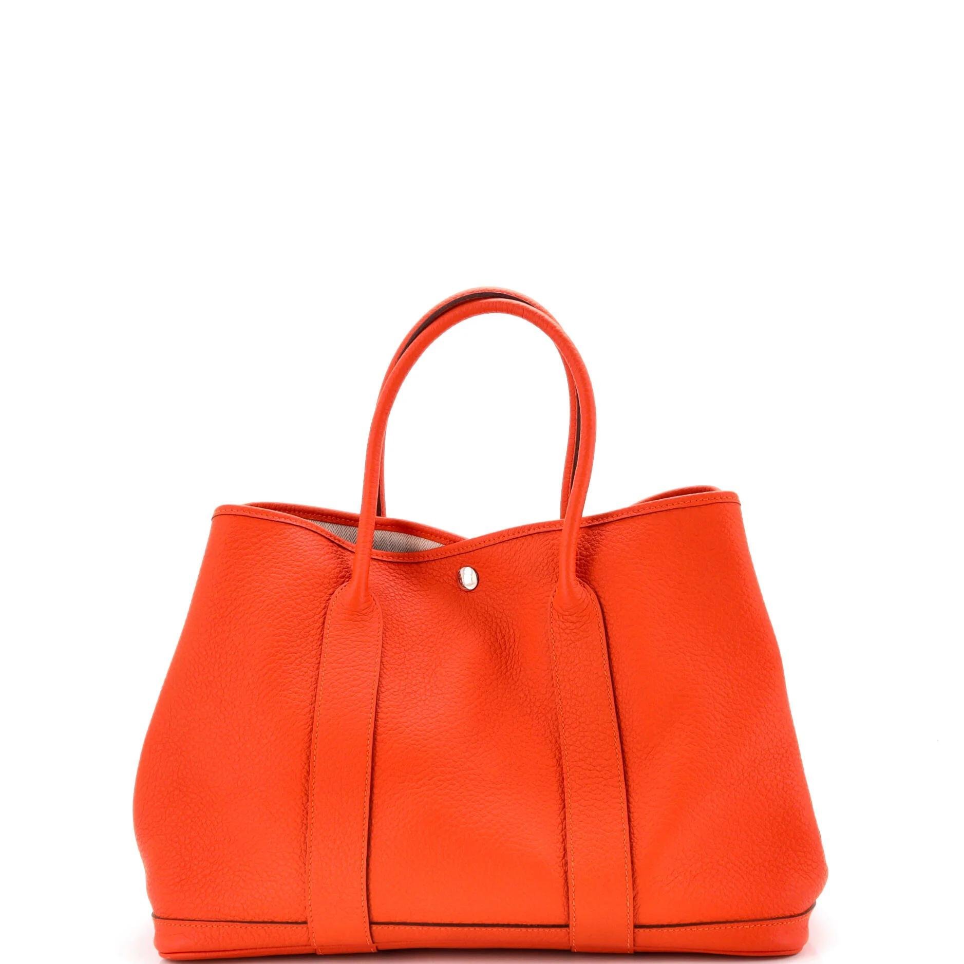 Leather tote