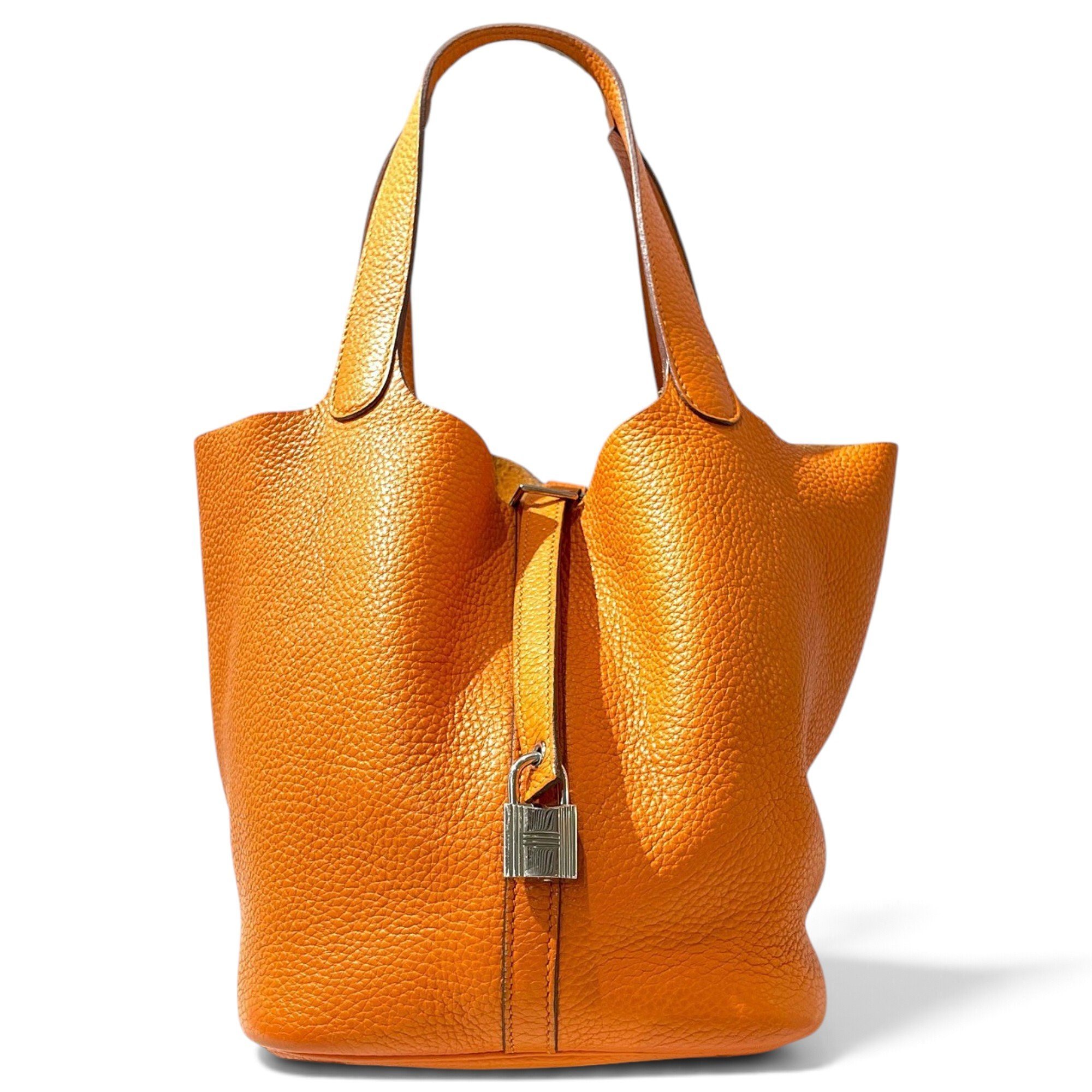 Picotin leather handbag