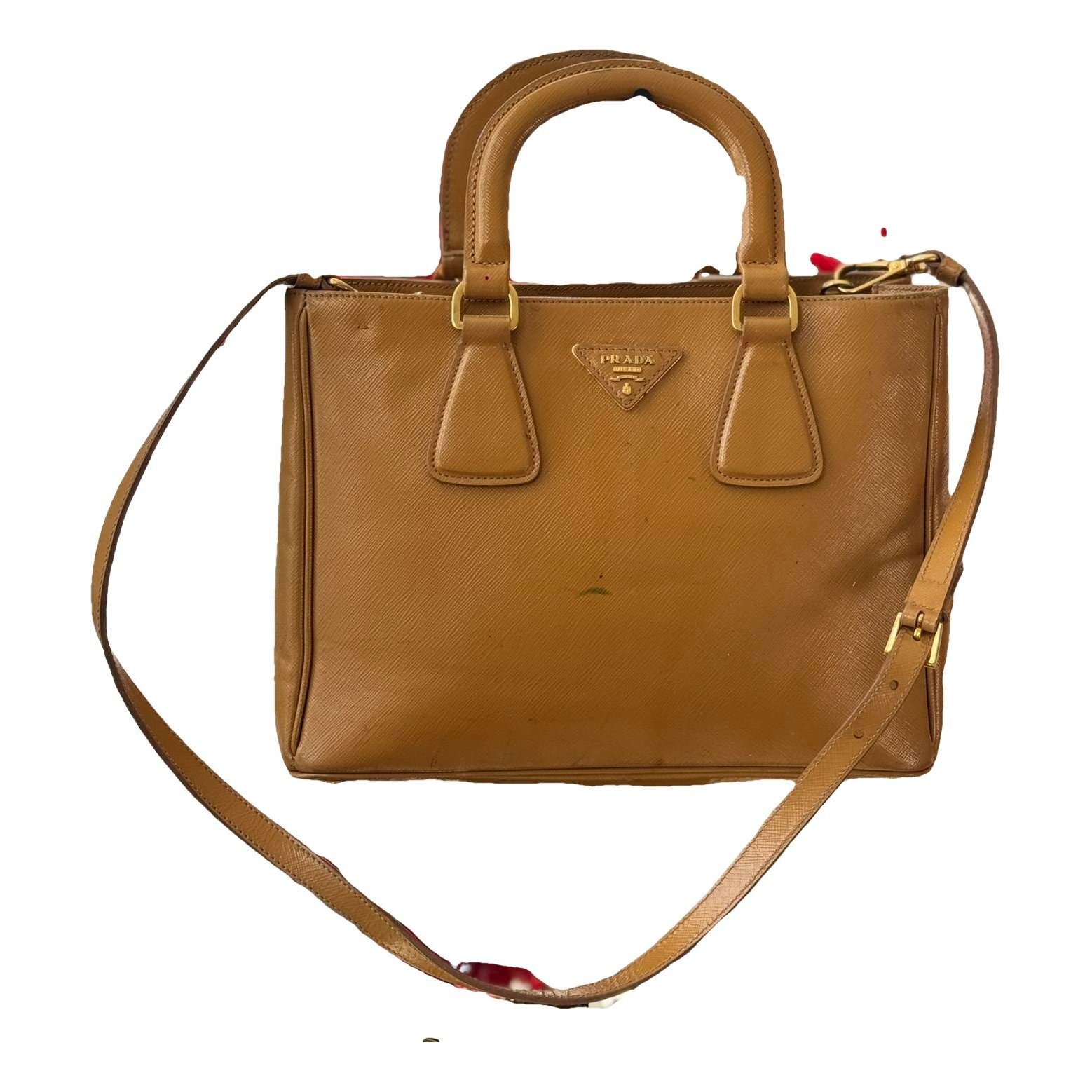 Galleria patent leather handbag