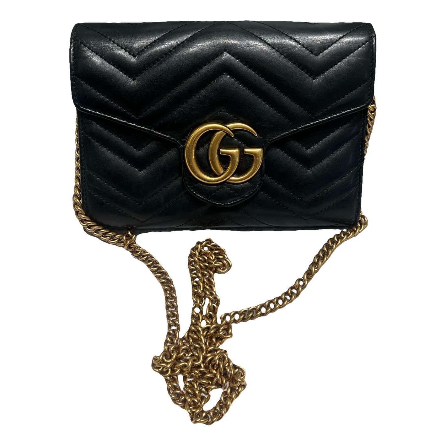 GG Marmont Flap leather handbag