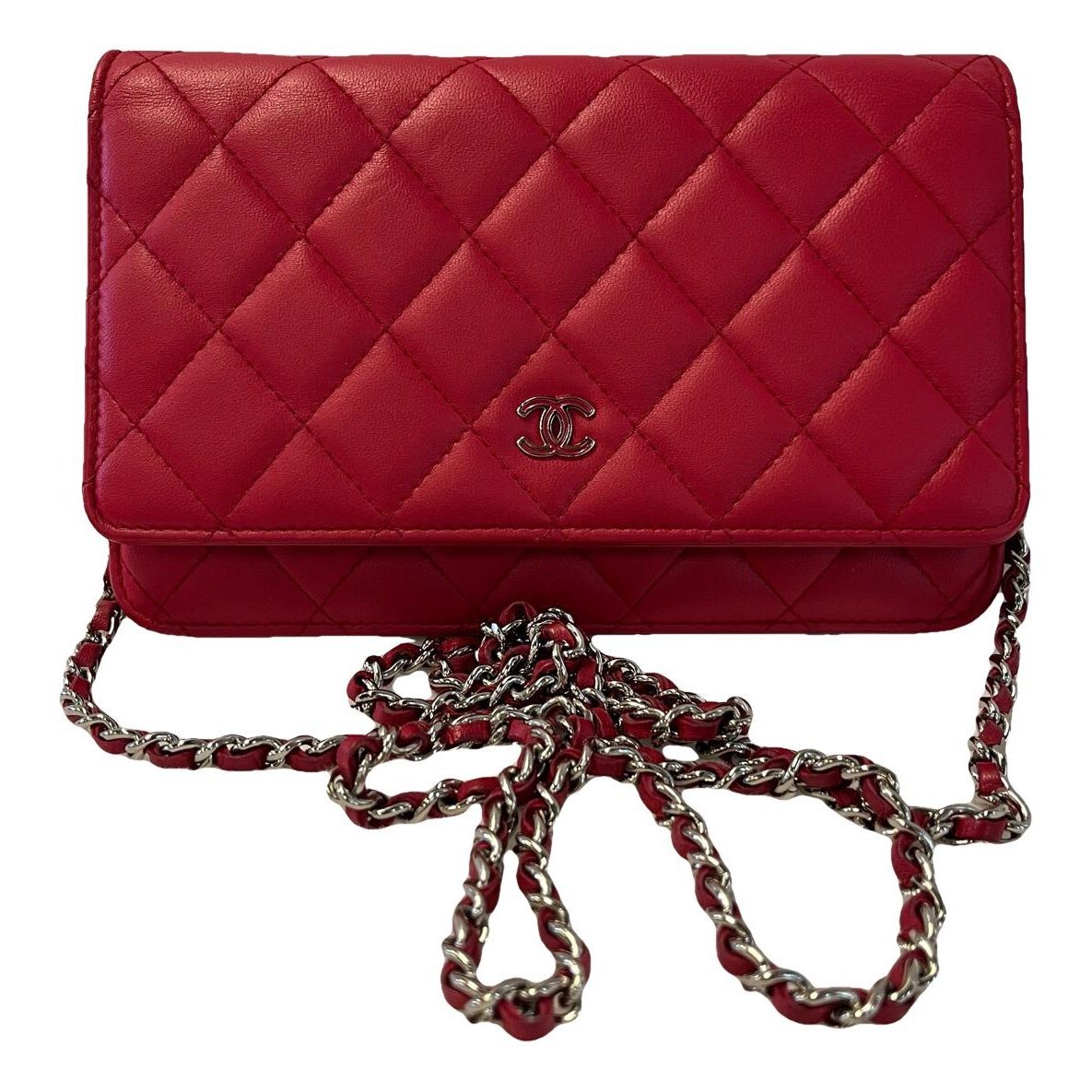 Wallet On Chain Timeless/Classique leather crossbody bag