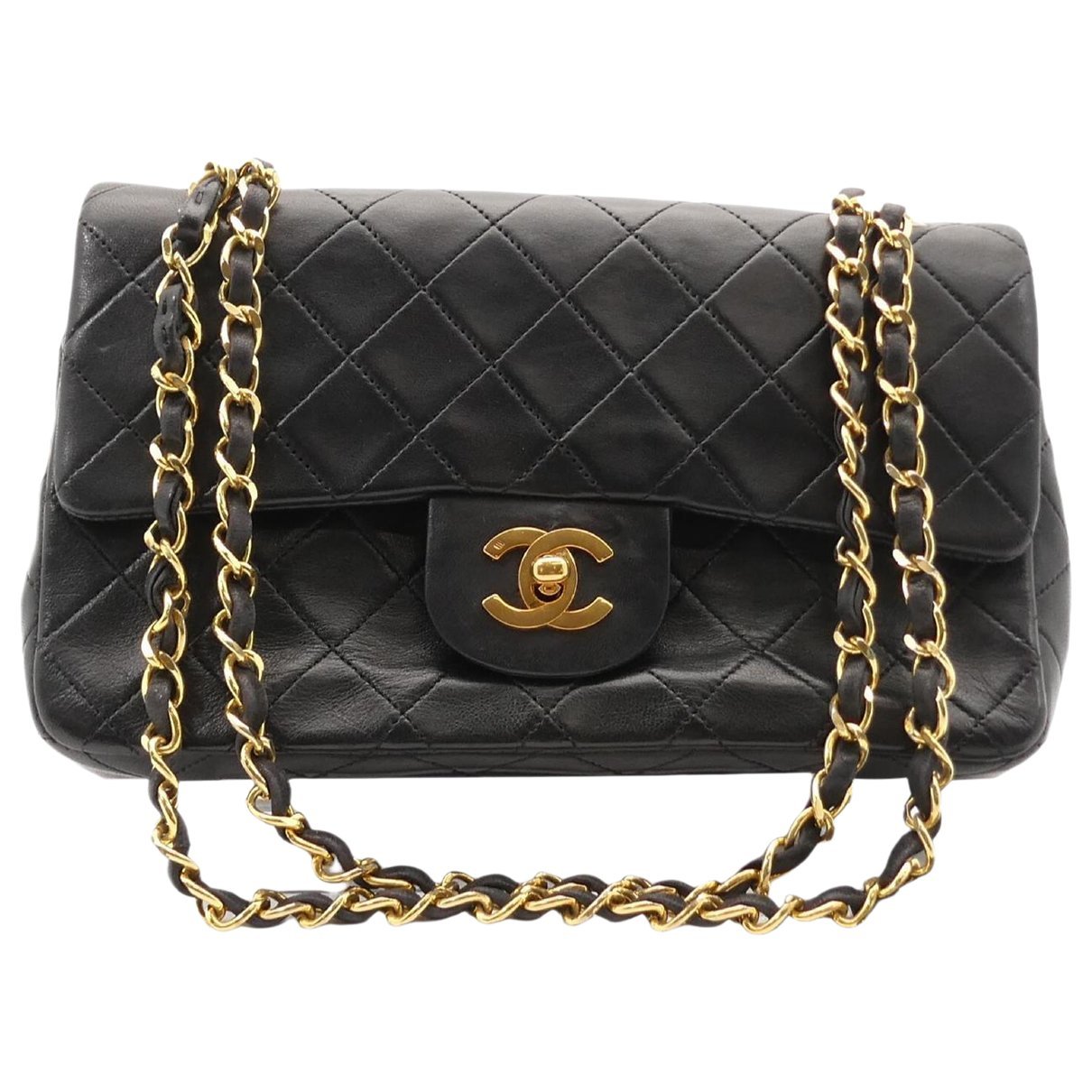 Trendy CC Flap leather handbag