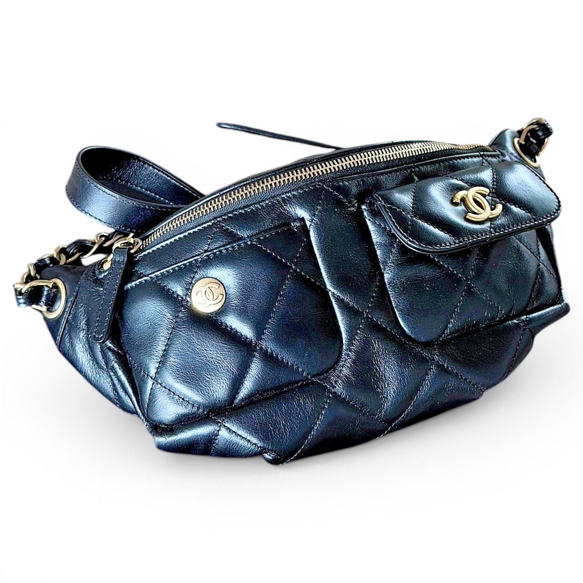 Chanel Leather travel bag